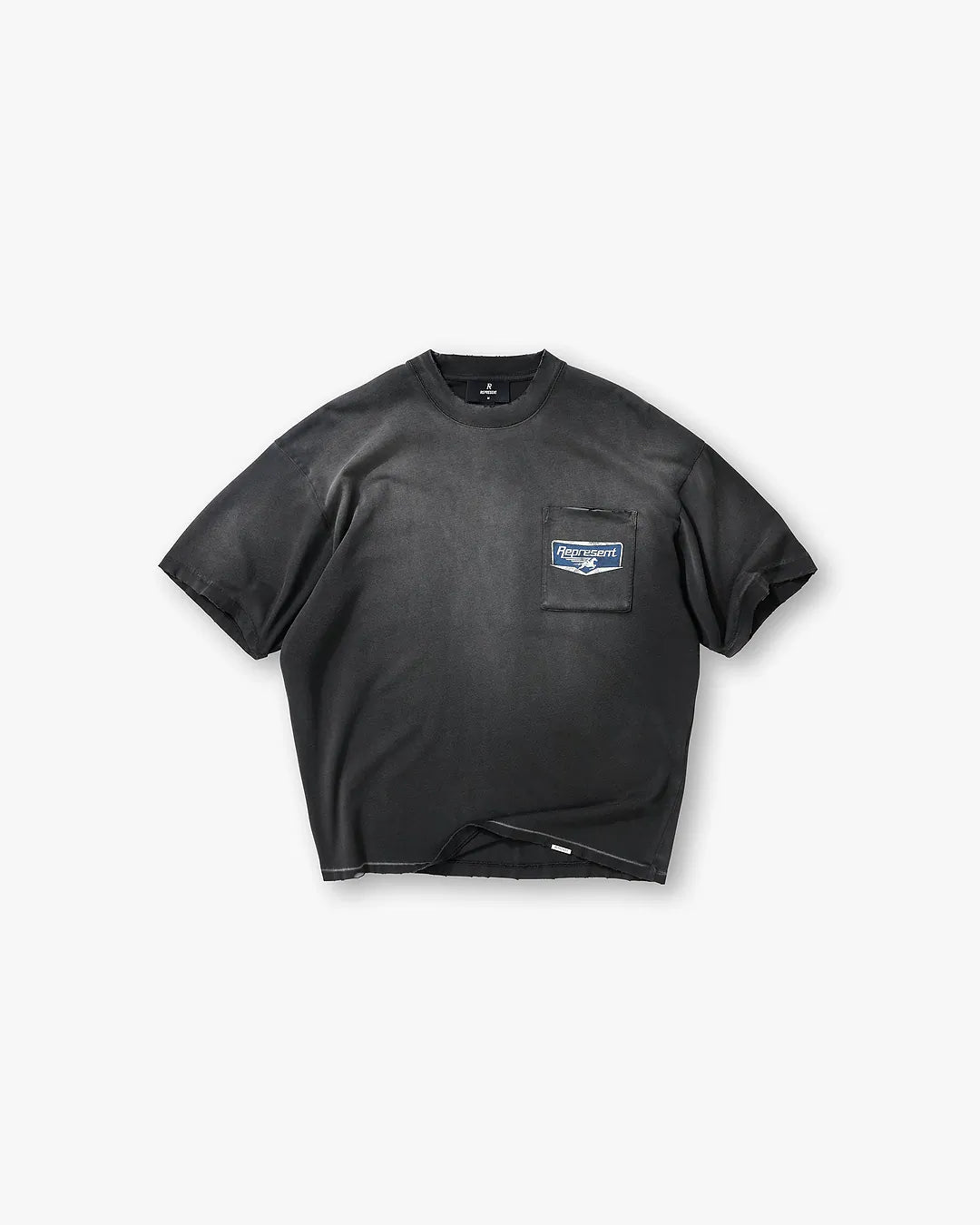 Represent Nothing Faster T-Shirt Stained Black