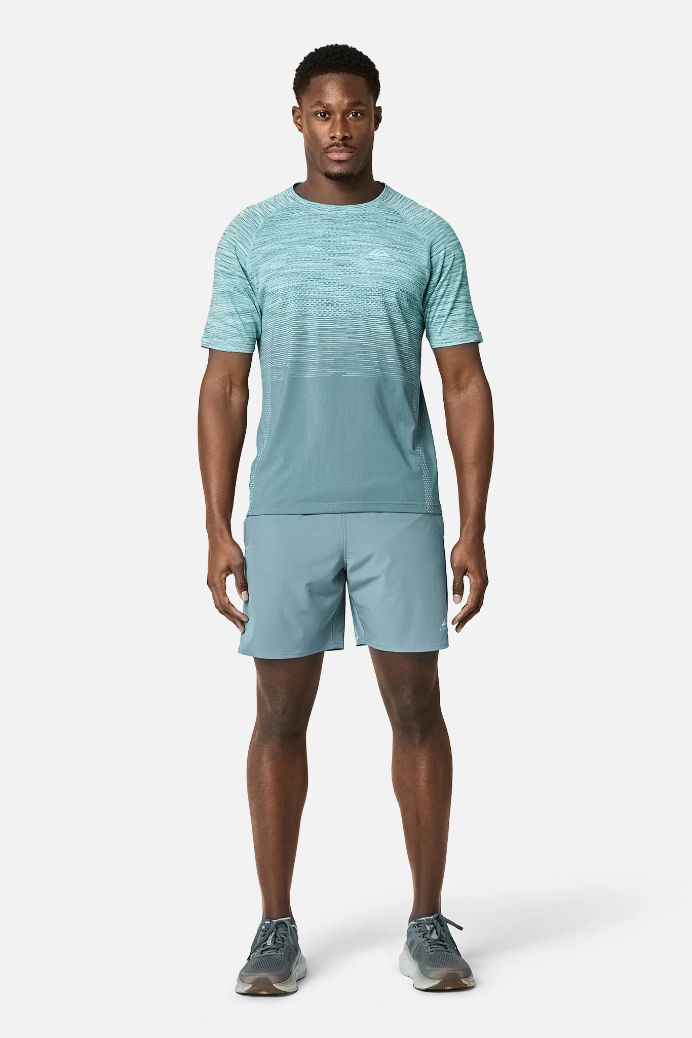 Trailberg Apex Seamless T-Shirt - Frosted Denim/Polar Breeze/Arctic Chill
