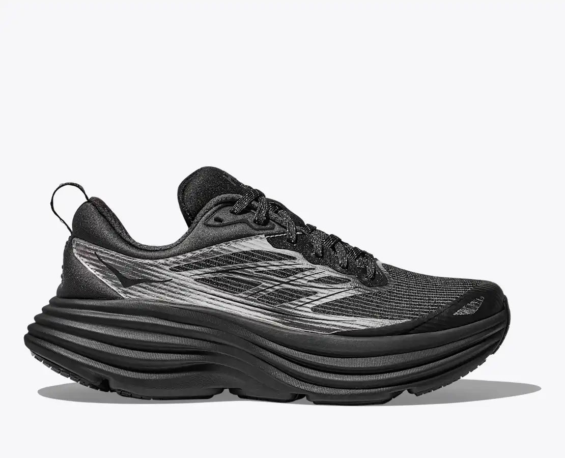 Hoka Stealth/Tech Bondi 8 Caged Silver/Black