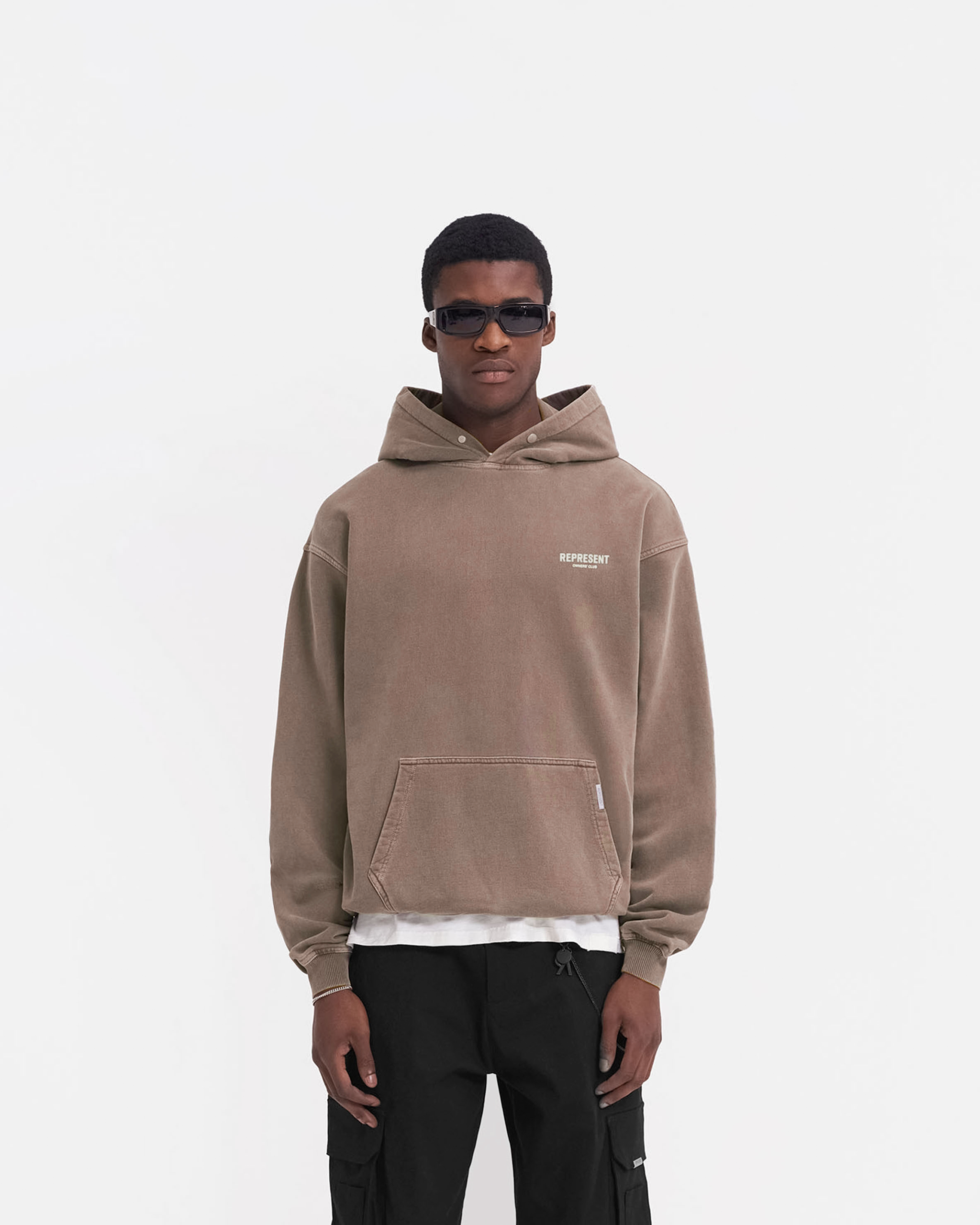 Represent Owners Club Hoodie Almond