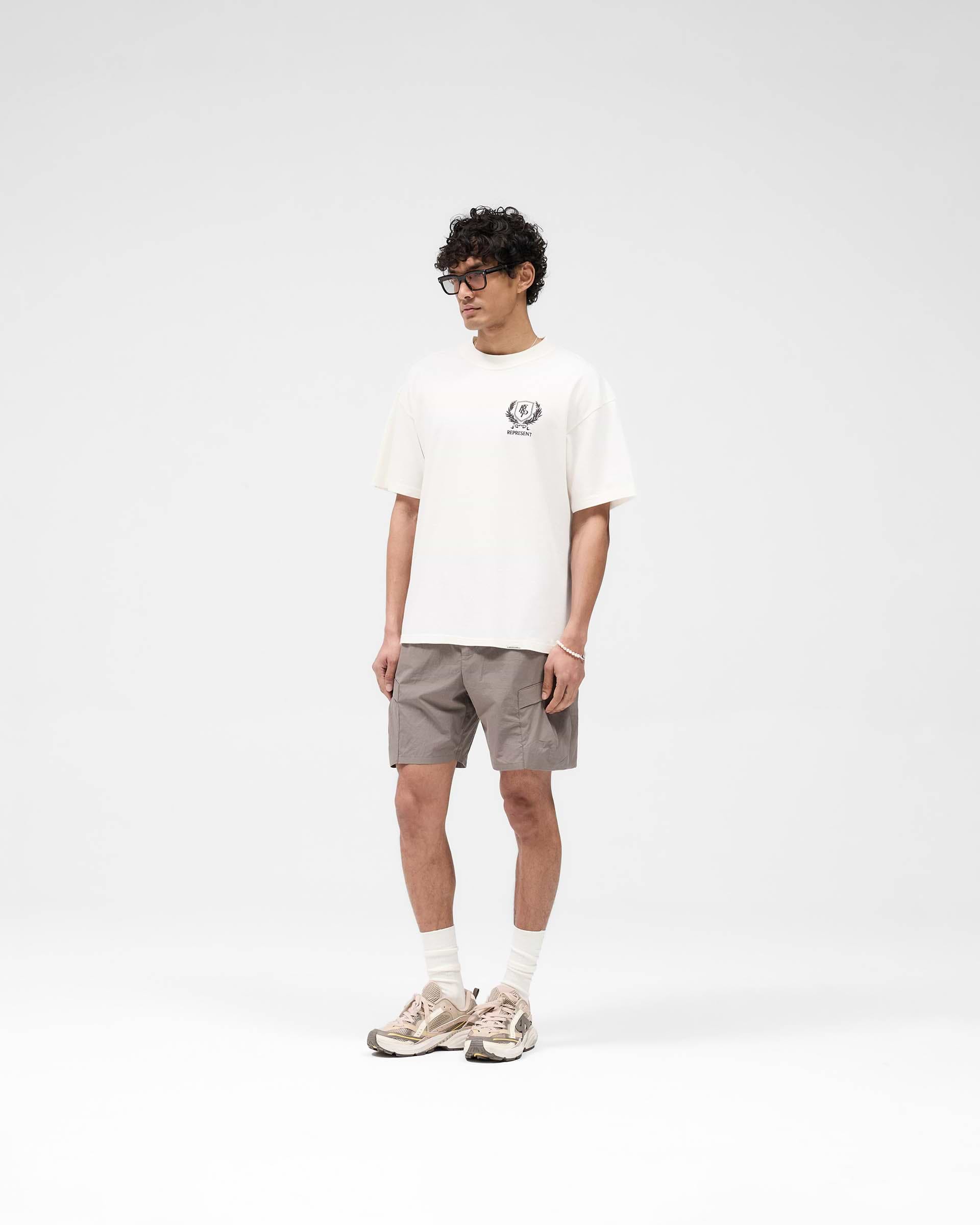 Represent Crest T-Shirt Flat White