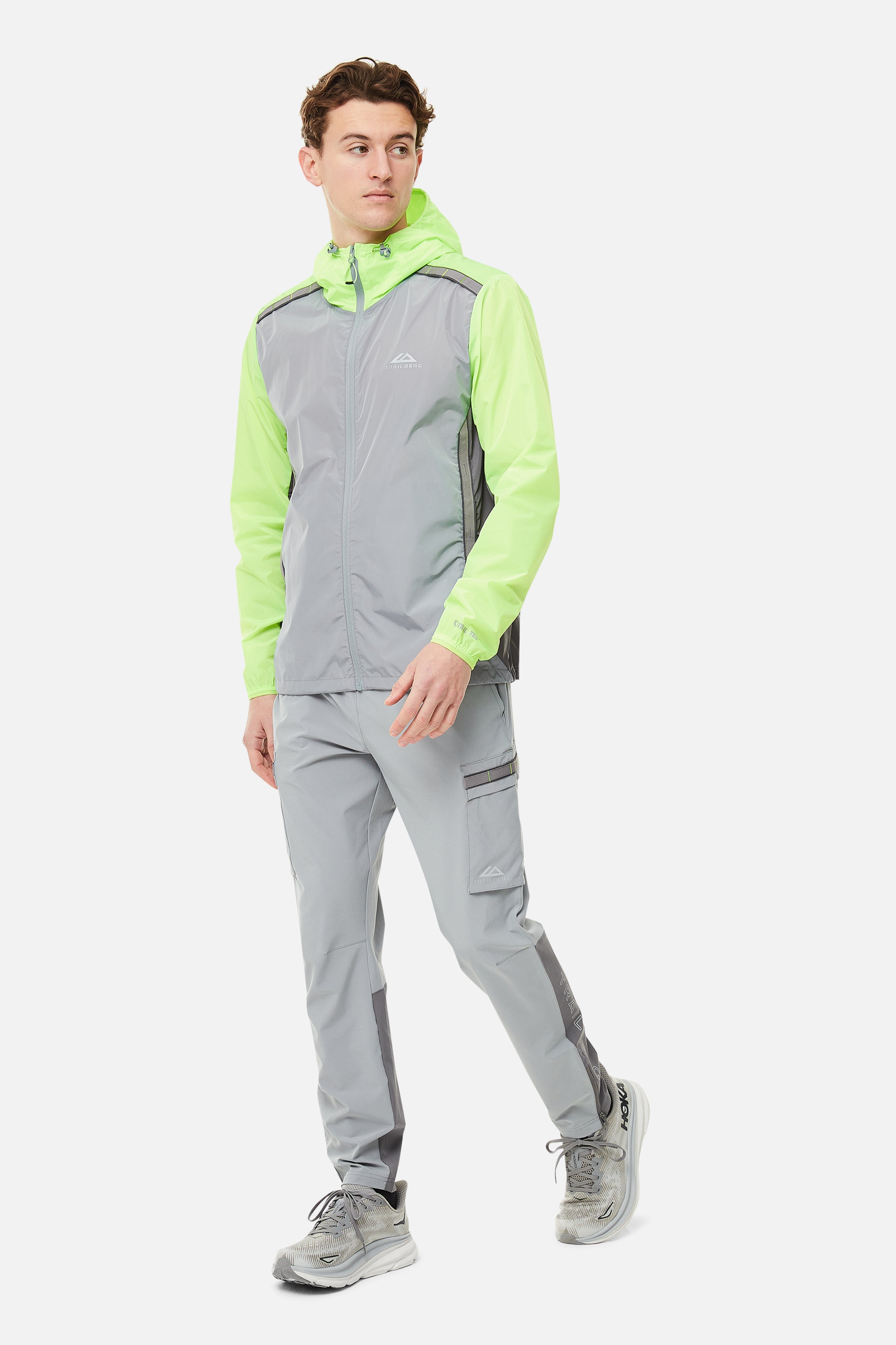 Trailberg SS25 Triathlon Tracksuit - Lava Smoke/Neon Lime