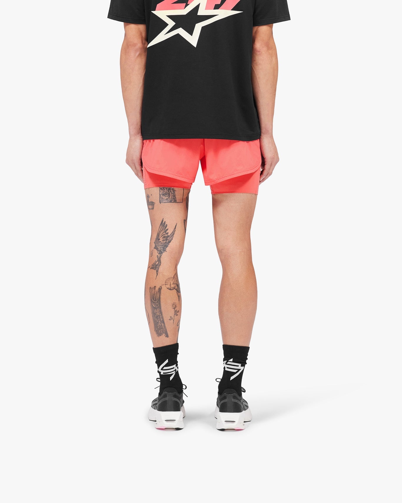 Represent 247 Hybrid 2-In-1 Short Racing Red