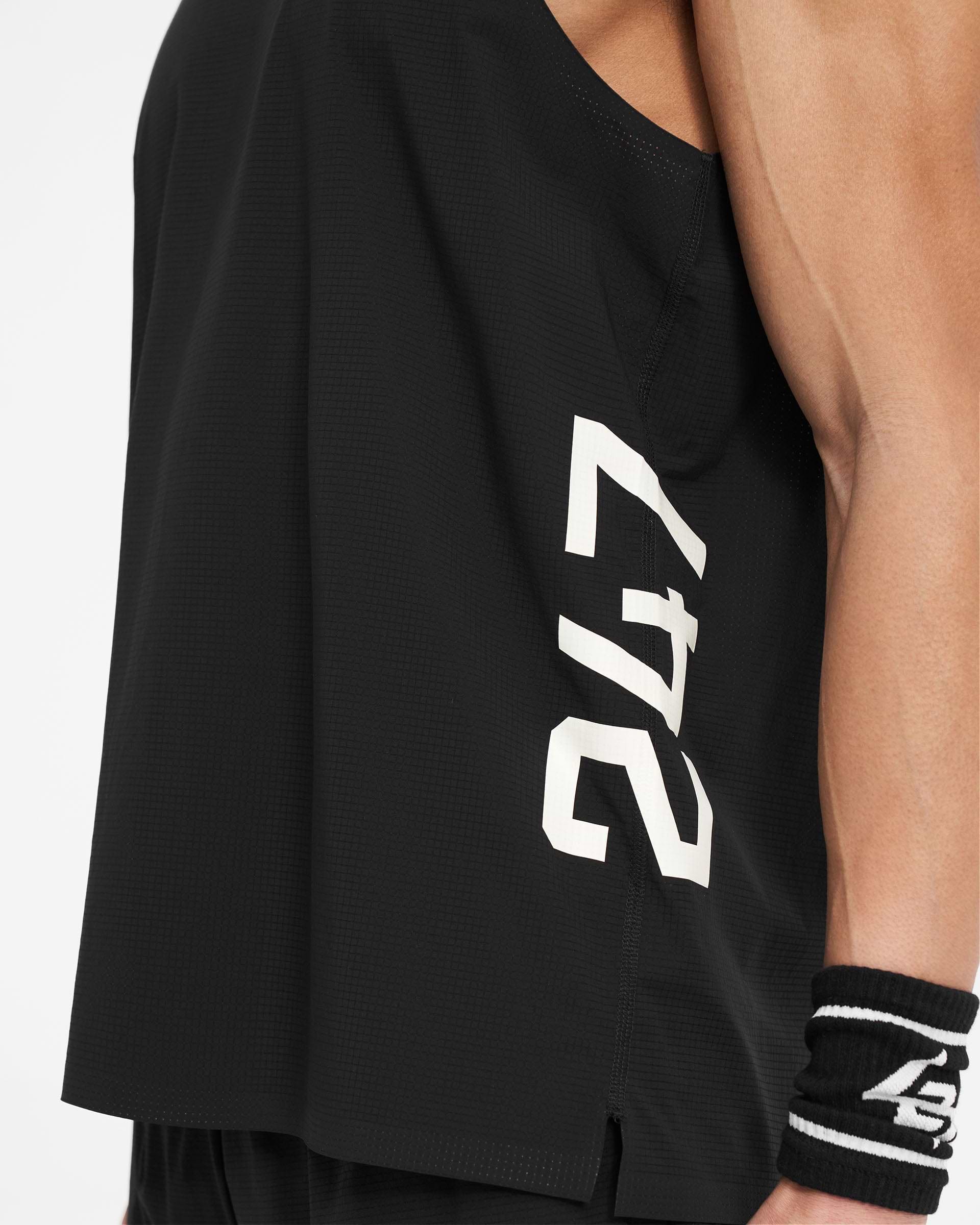 Represent 247 Singlet Jet Black