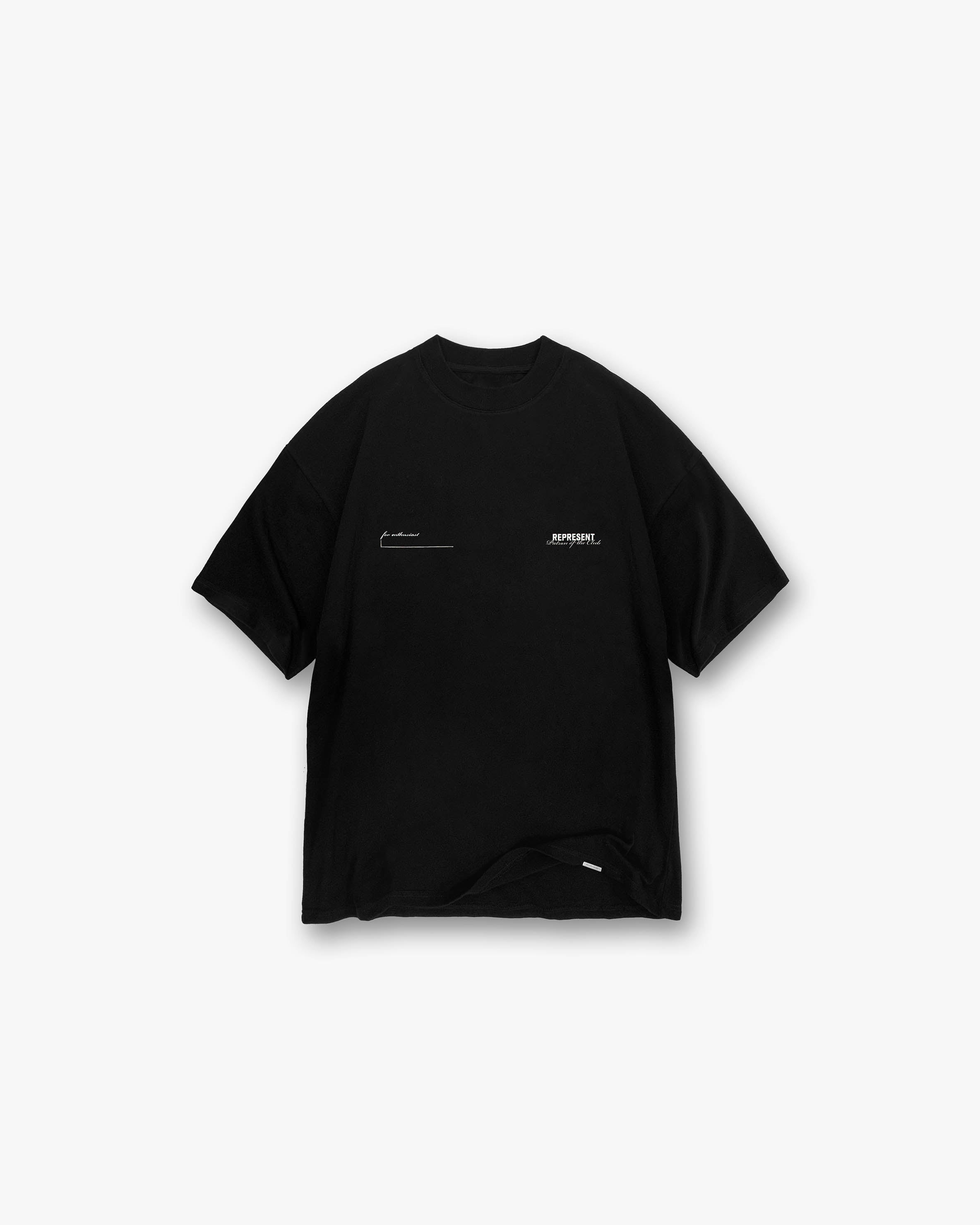 Represent Patron Of The Club T-Shirt Black