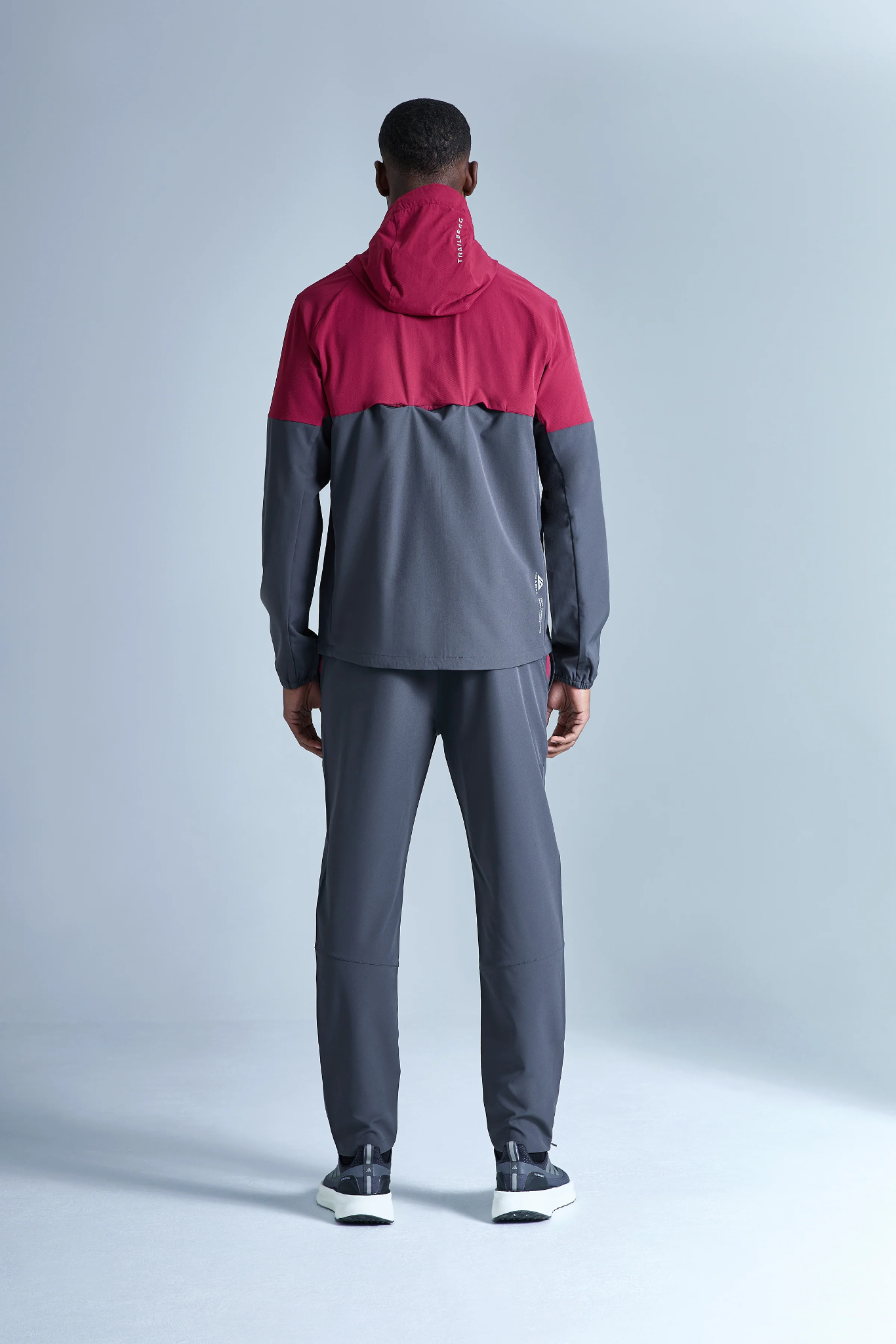 Trailberg AW25 Cloud Tracksuit - Crimson Velvet/Volcano Grey