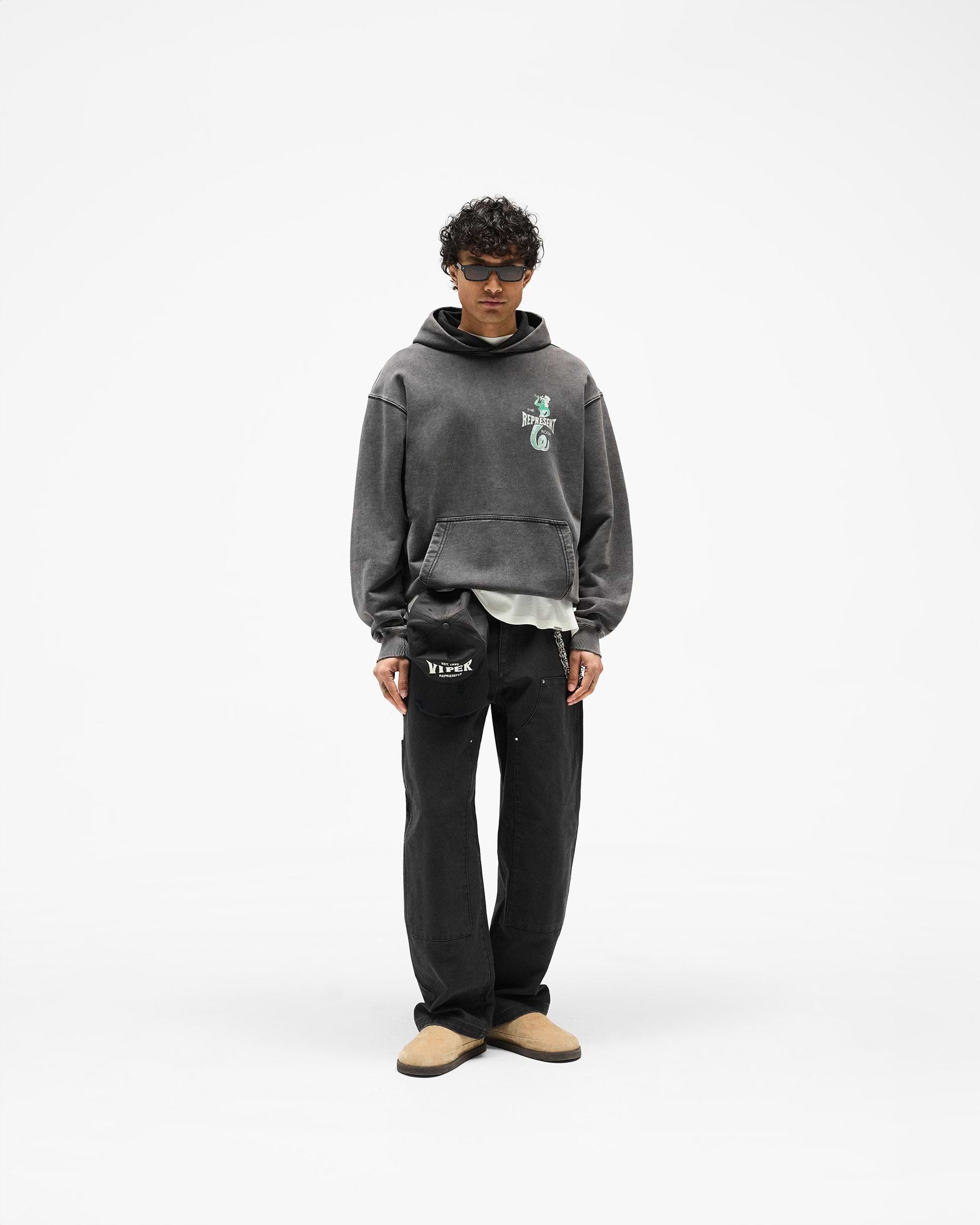 Represent The Viper Room Dice Hoodie - Vintage Grey