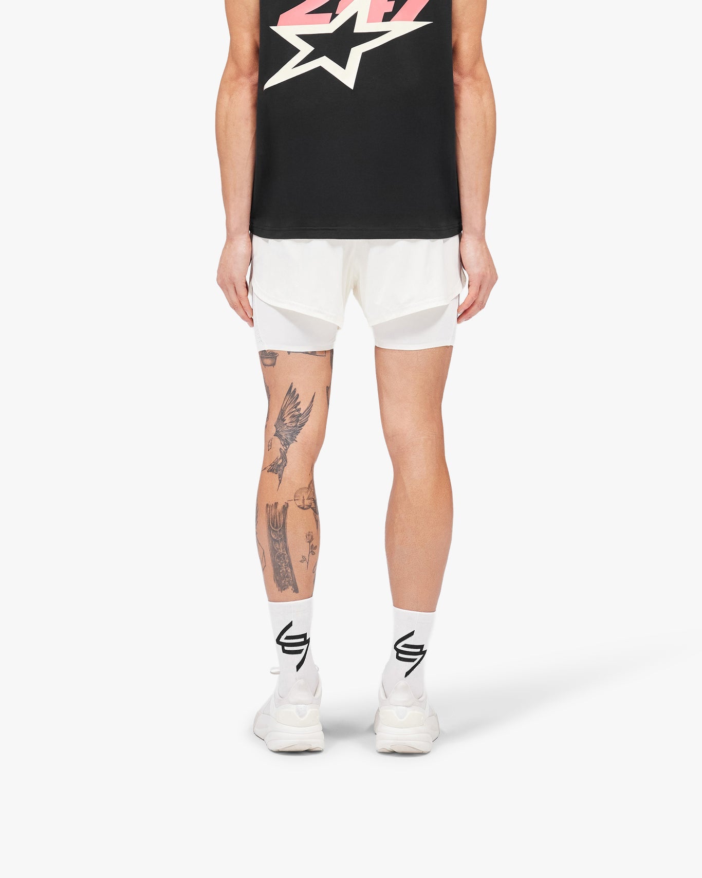 Represent 247 Hybrid 2-In-1 Short Flat White