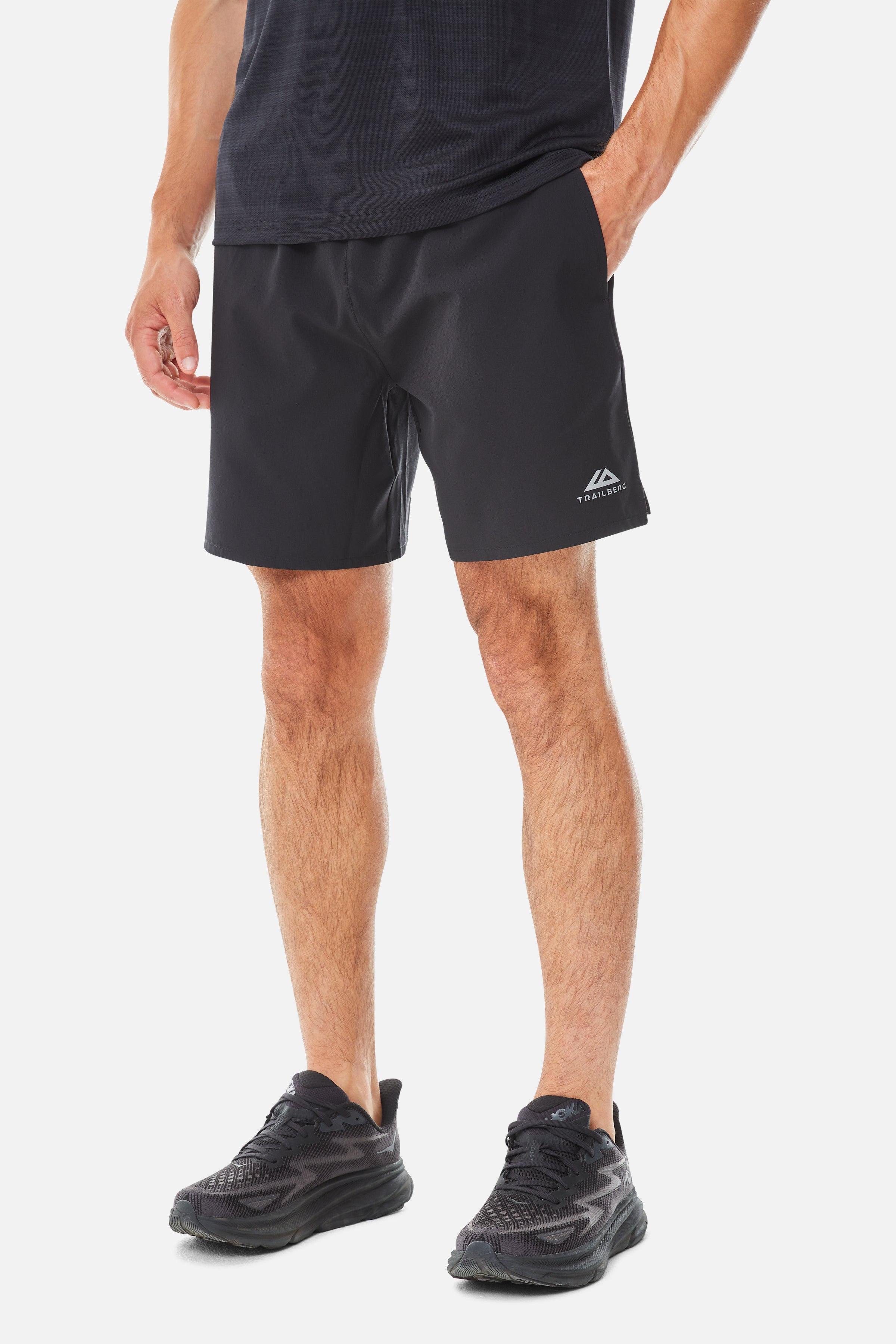 Trailberg AW25 Cloud Short - Black/Volcano Grey