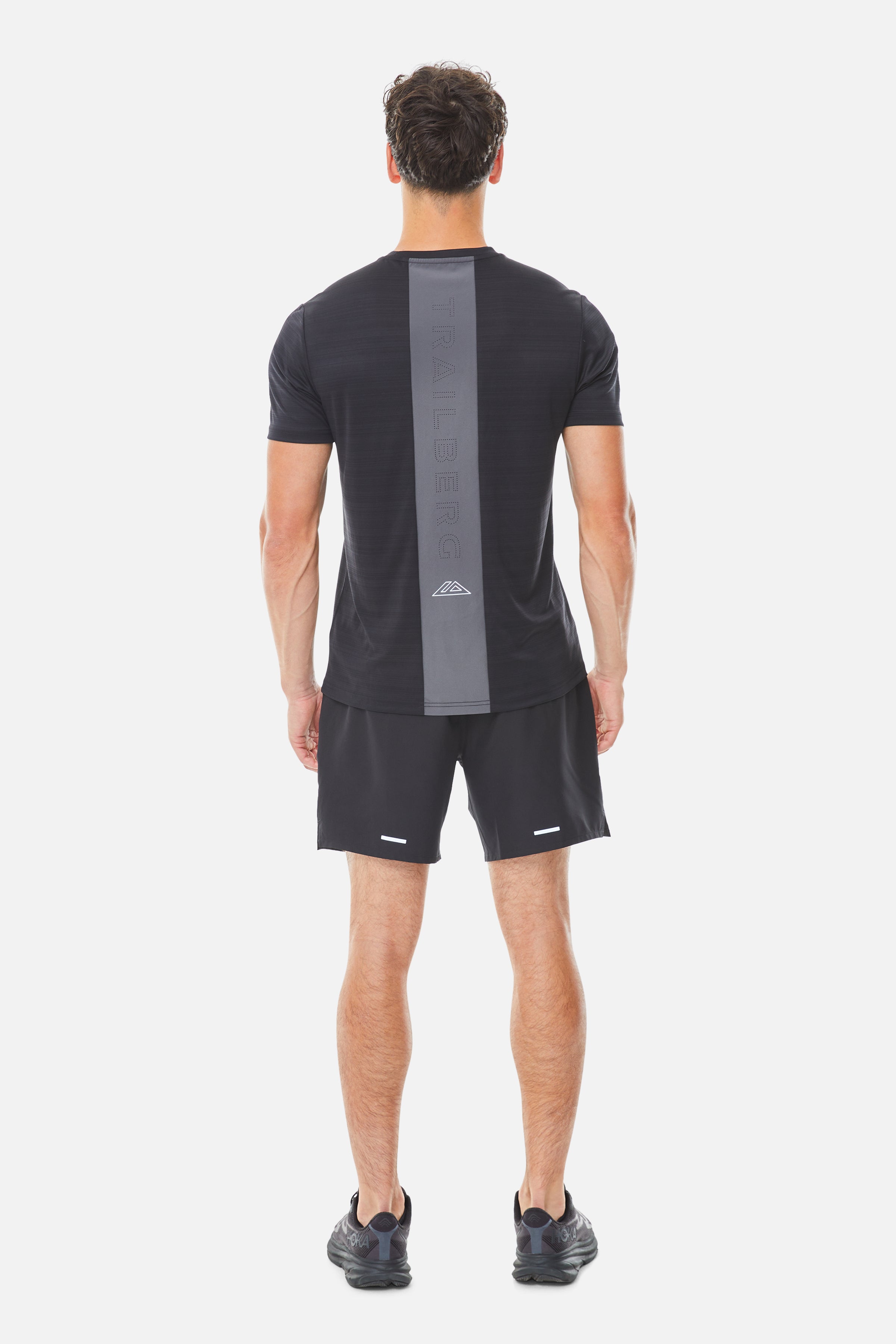 Trailberg SS25 Cloud Tee - Black / Volcano Grey