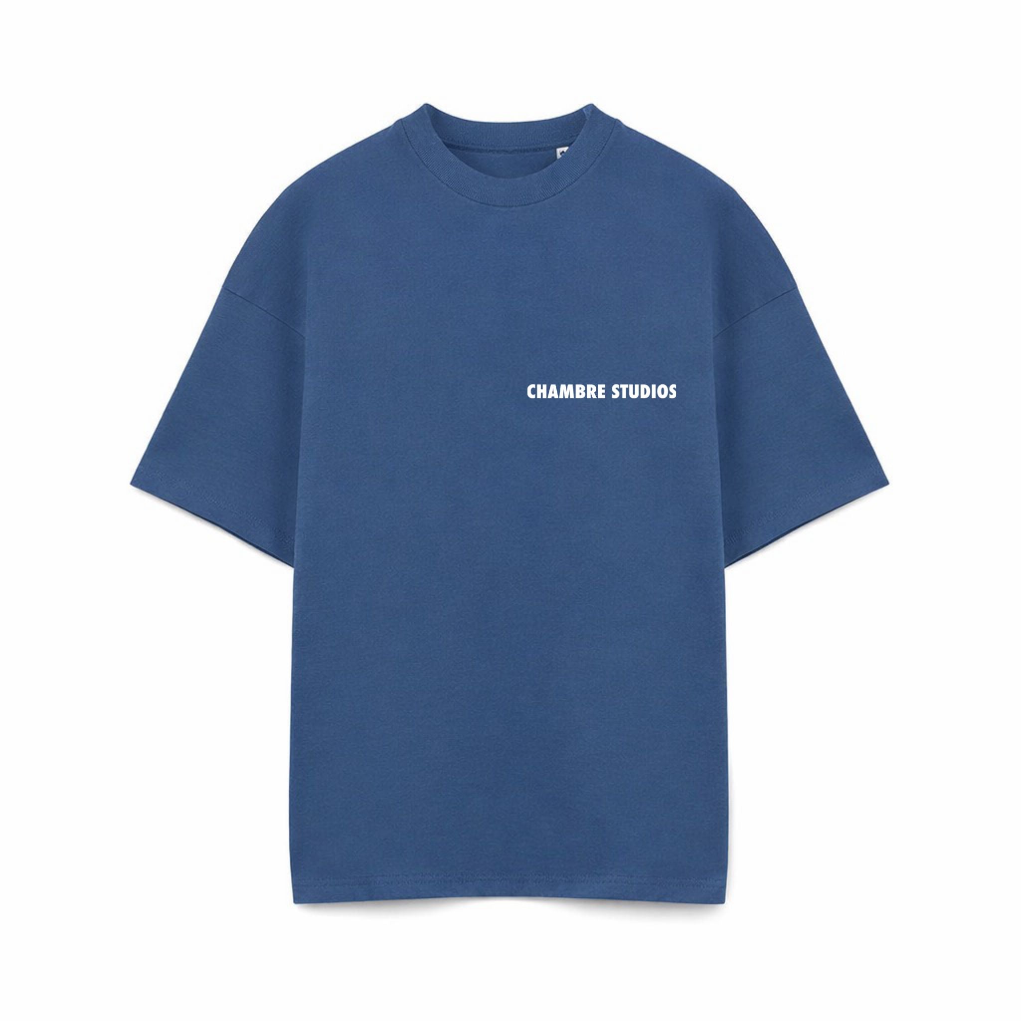 Chambre Logo T-Shirt Blue