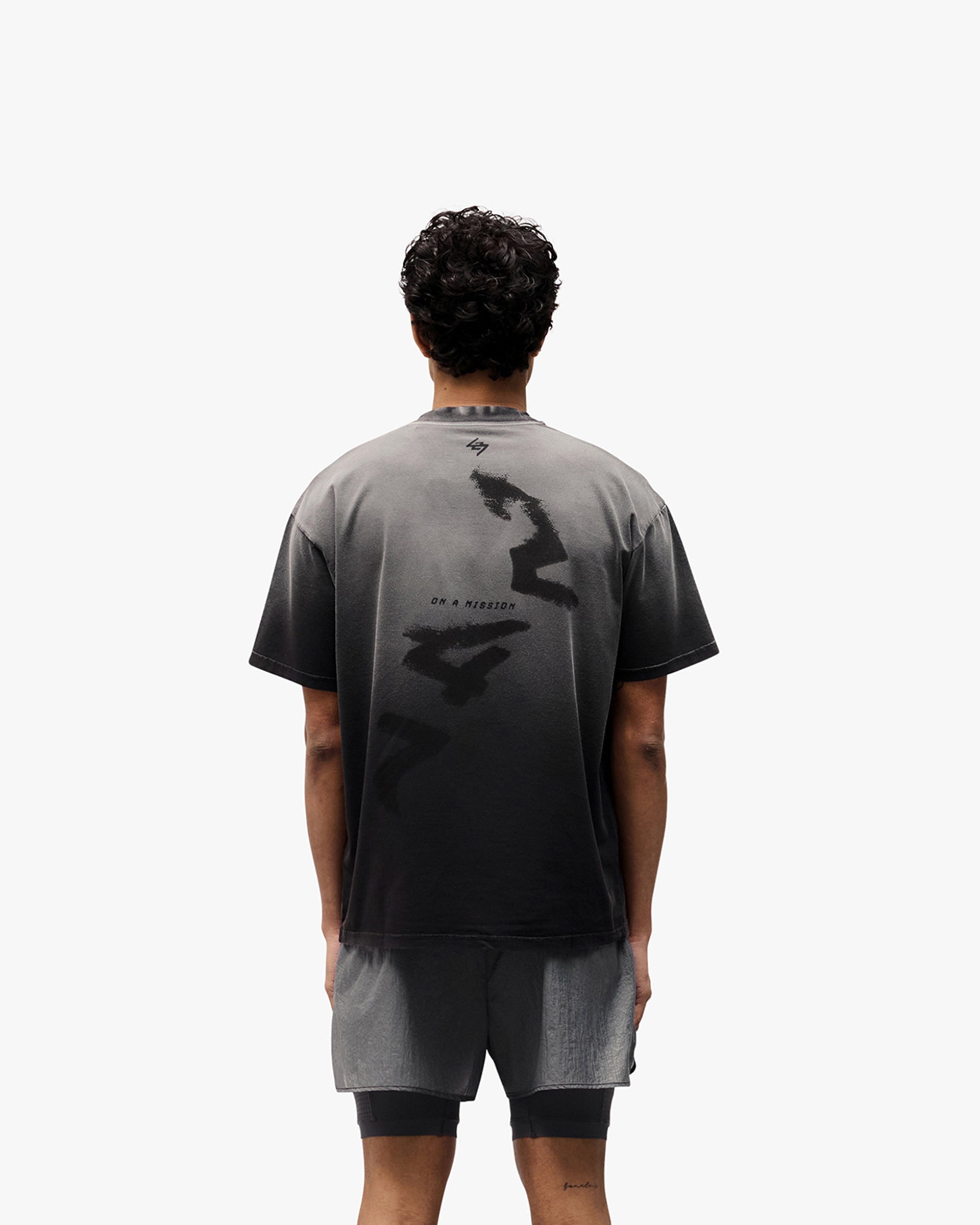 Represent 247 Motion Oversized T-Shirt - Aged Black