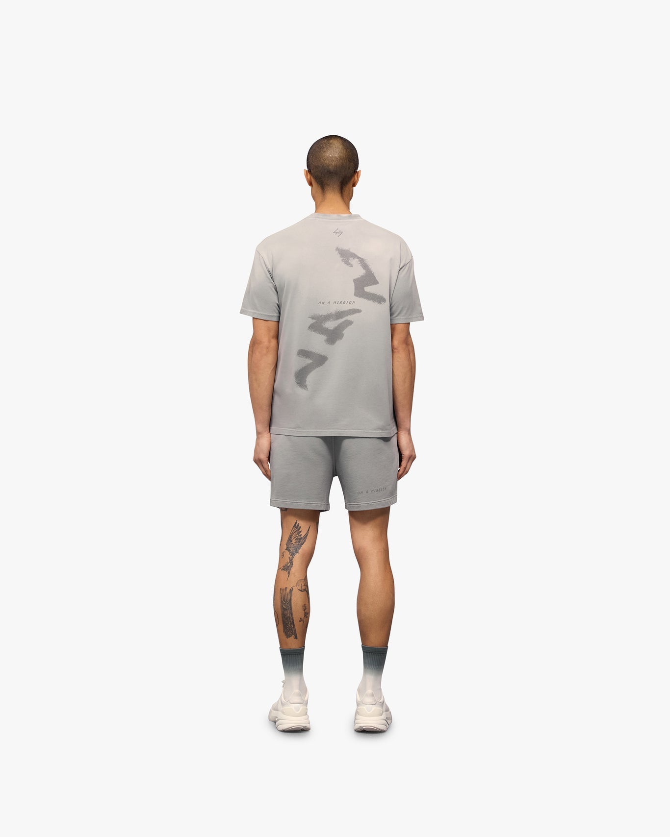 Represent 247 Motion Oversized T-Shirt - Titanium