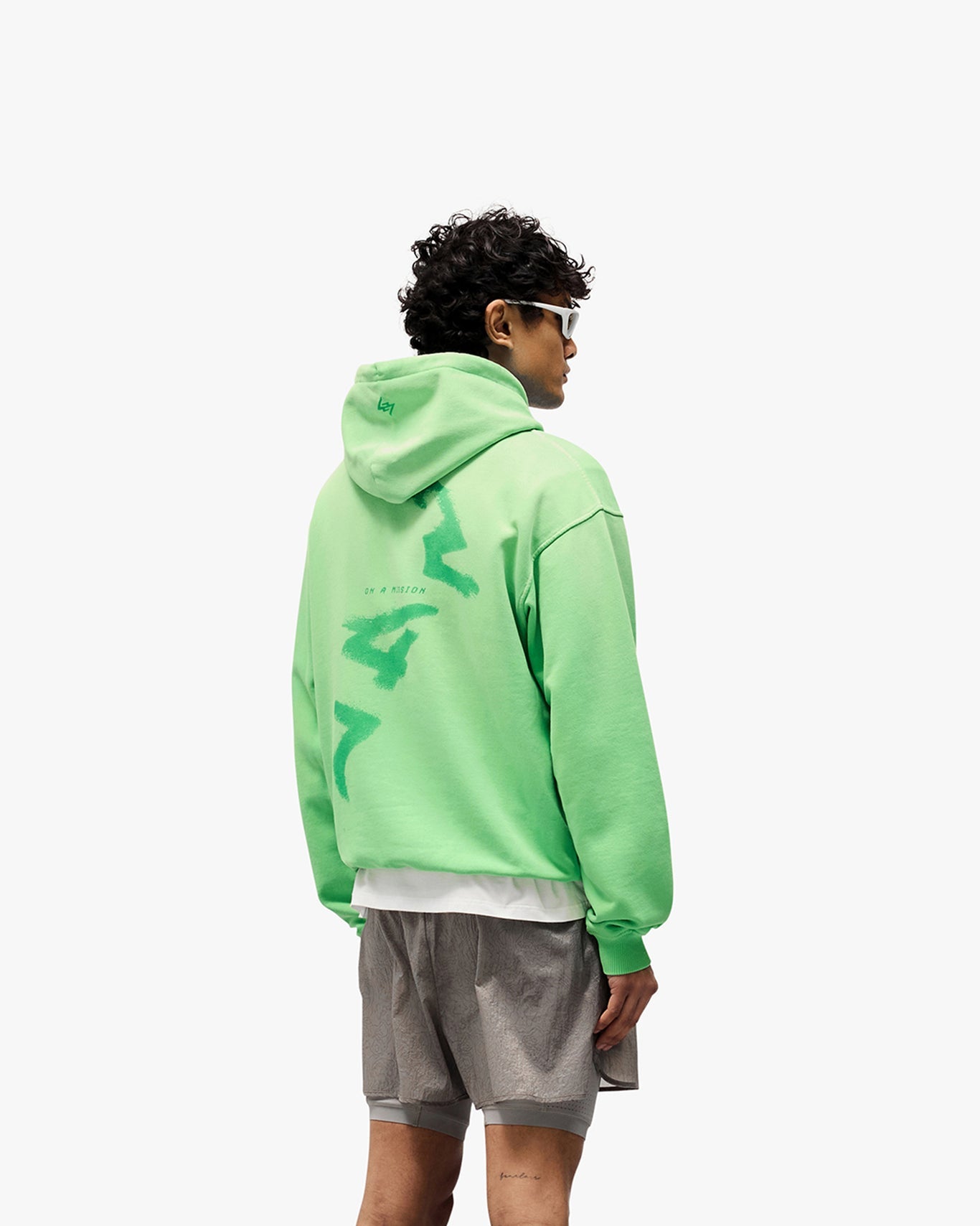 Represent 247 Motion Oversized Hoodie - Speed Green