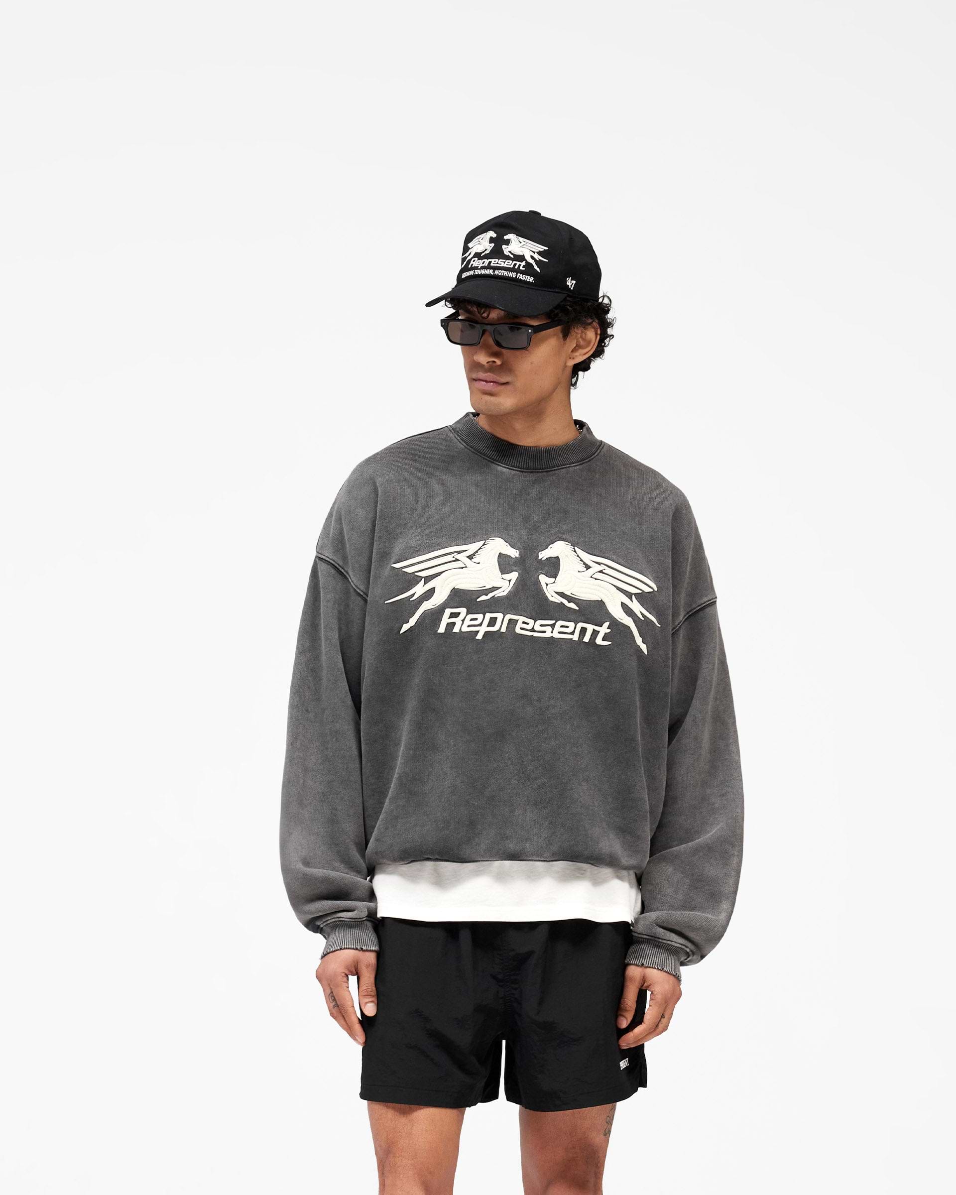 Represent Pegasus Sweatshirt - Vintage Grey