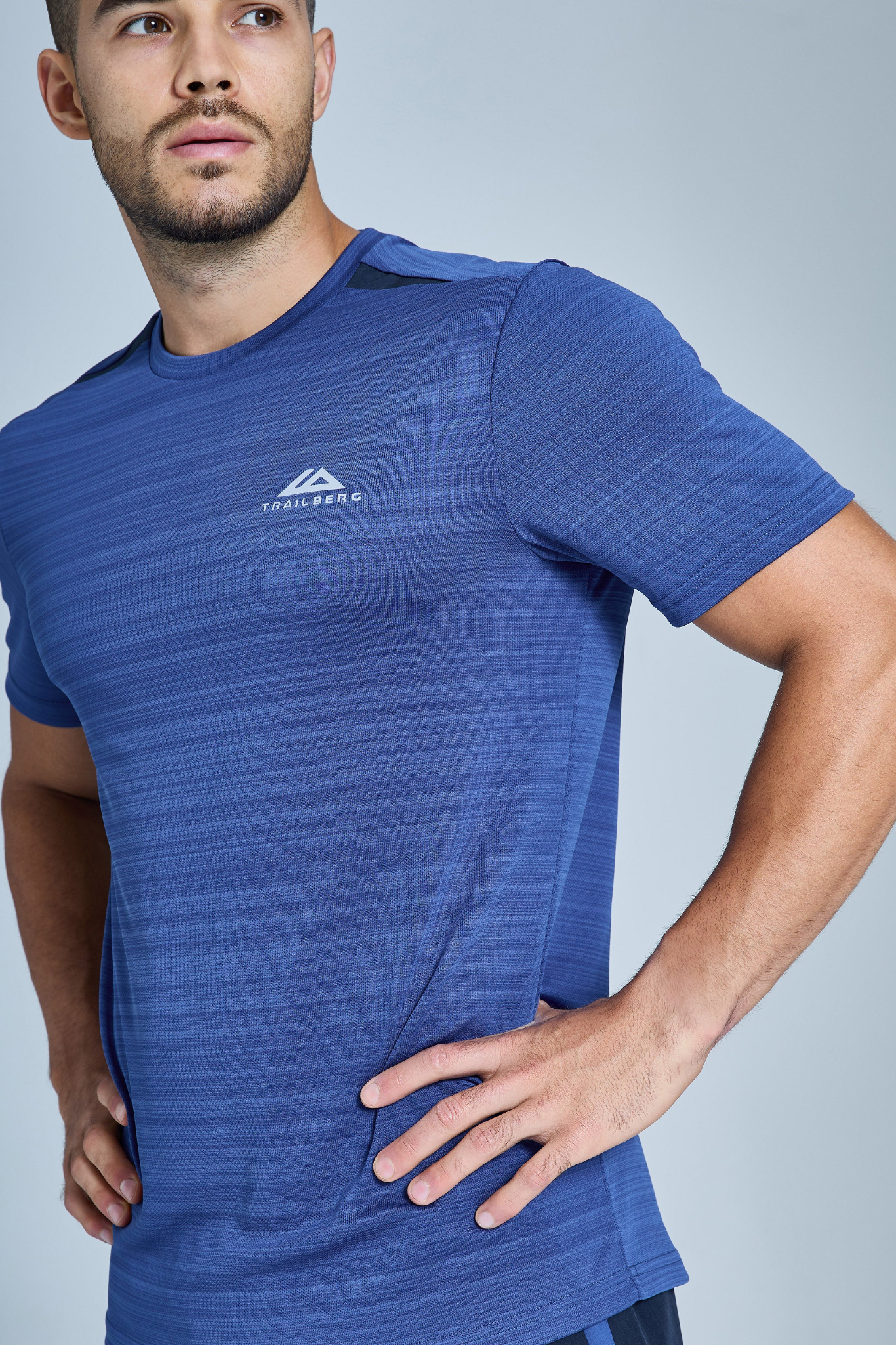 Trailberg AW25 Cloud Tee - Chroma Blue/Deep Ocean