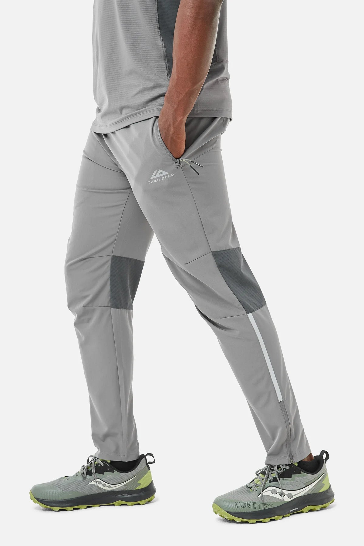 Trailberg Tricolour Pant - Khaki/Grey