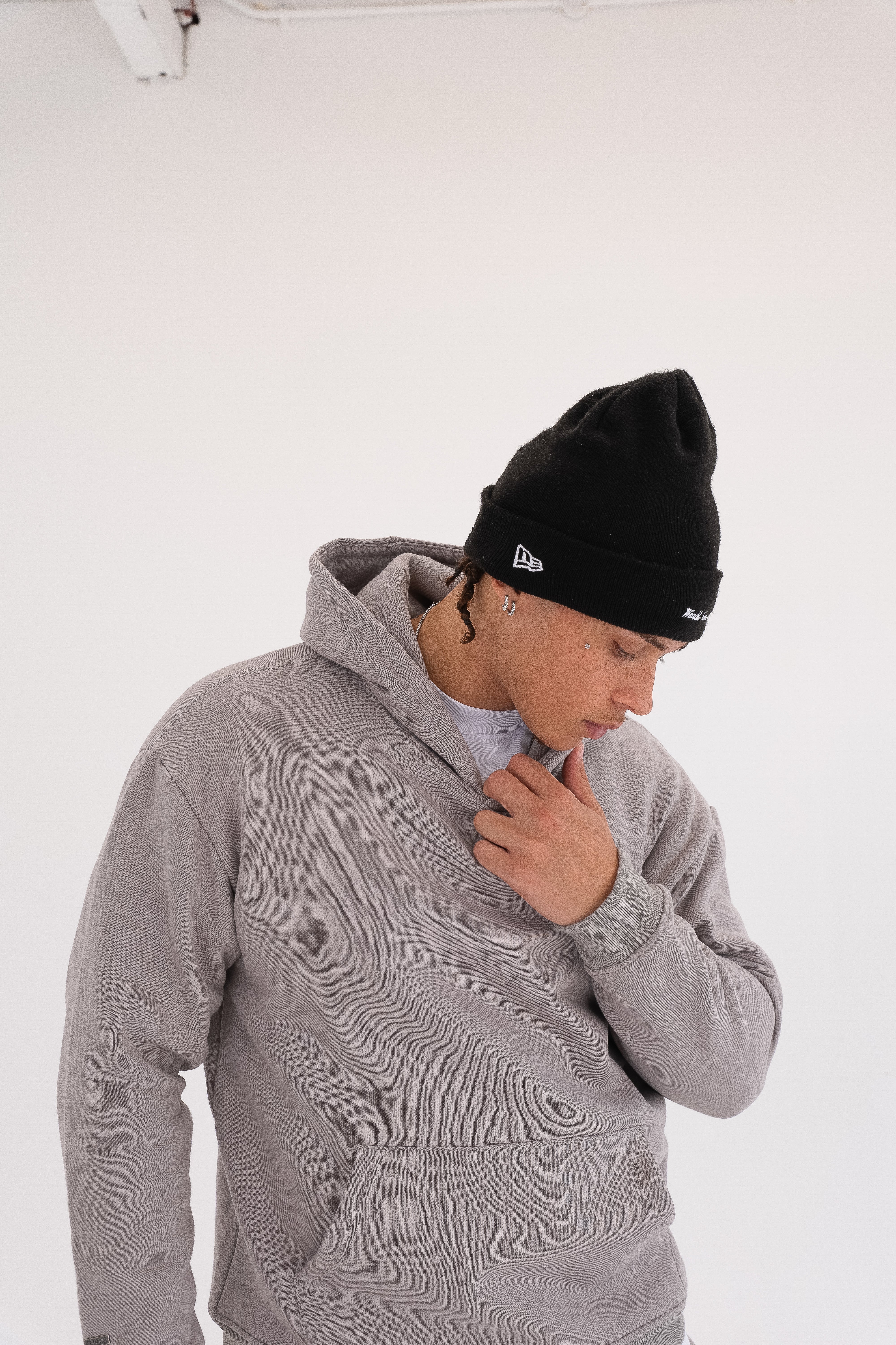 Exceed Blanks Charcoal Grey Relaxed Hoodie