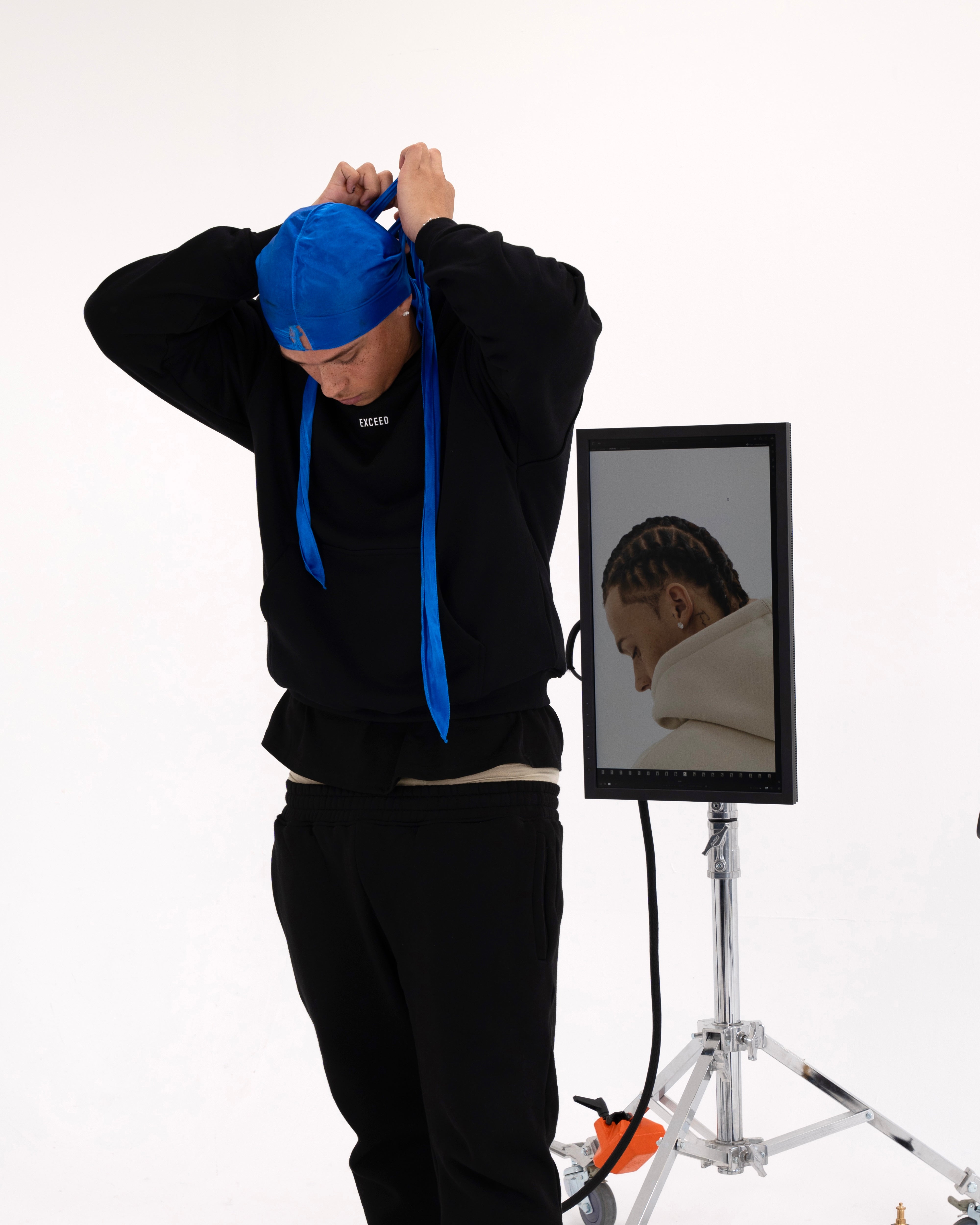 Exceed Black Logo Hoodie