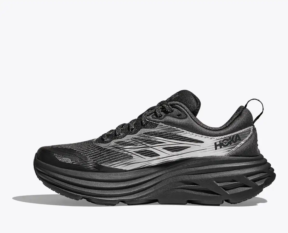Hoka Stealth/Tech Bondi 8 Caged Silver/Black