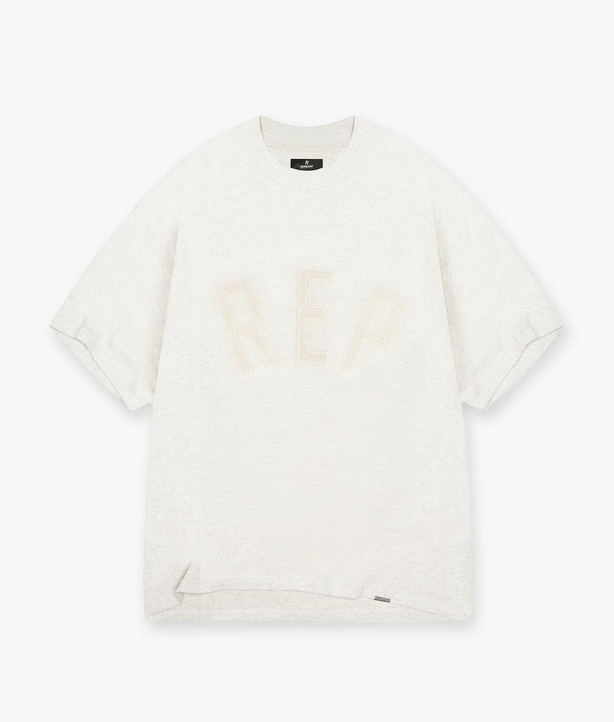 Represent Applique T-Shirt - Cream Marl