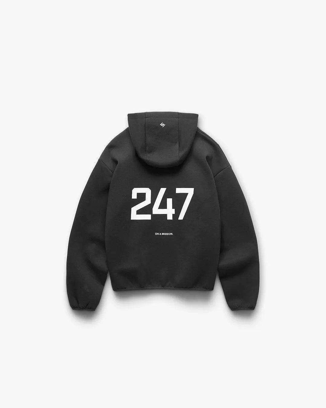 Represent 247 Form Zip Hoodie - Jet Black