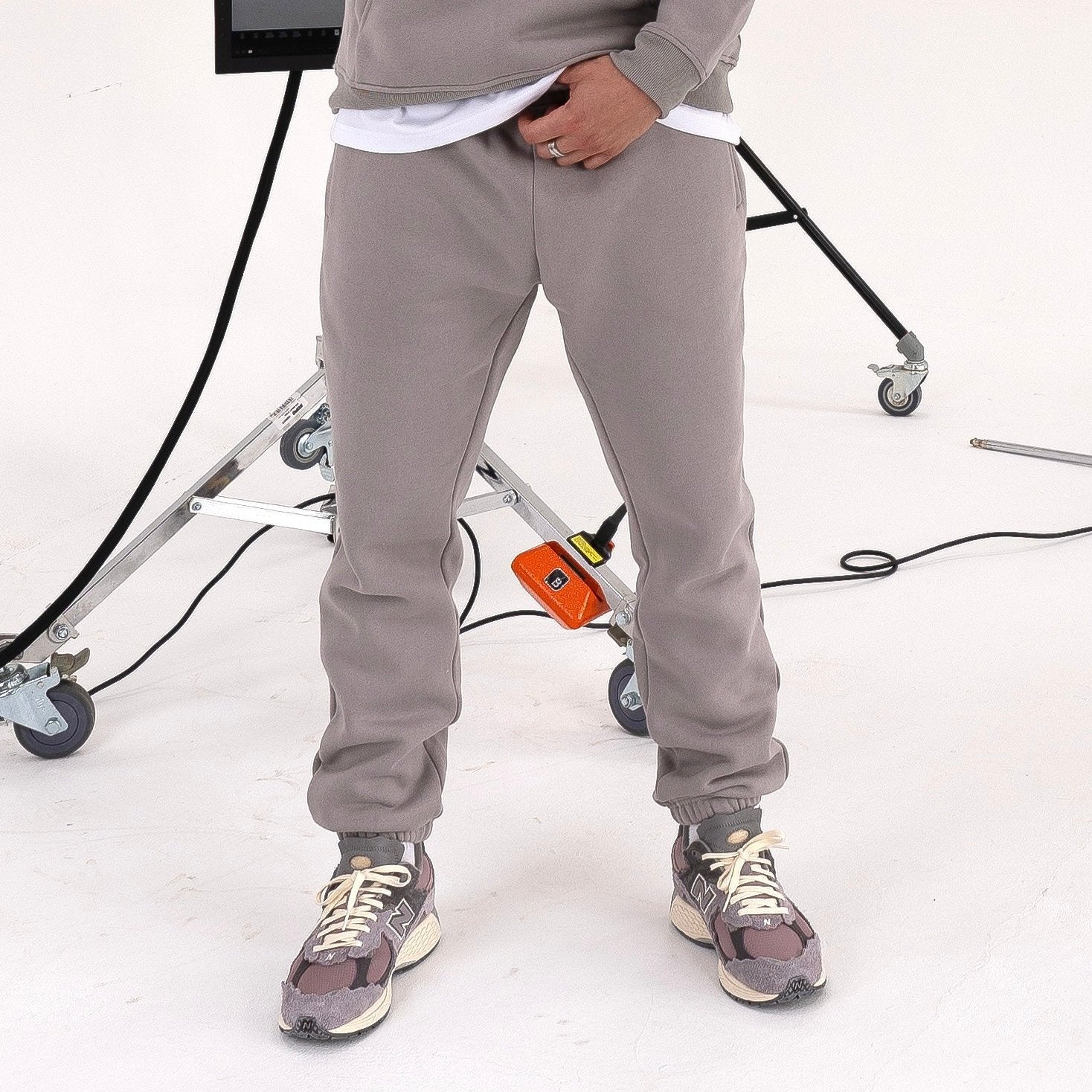 Exceed Blanks Charcoal Grey Relaxed Joggers