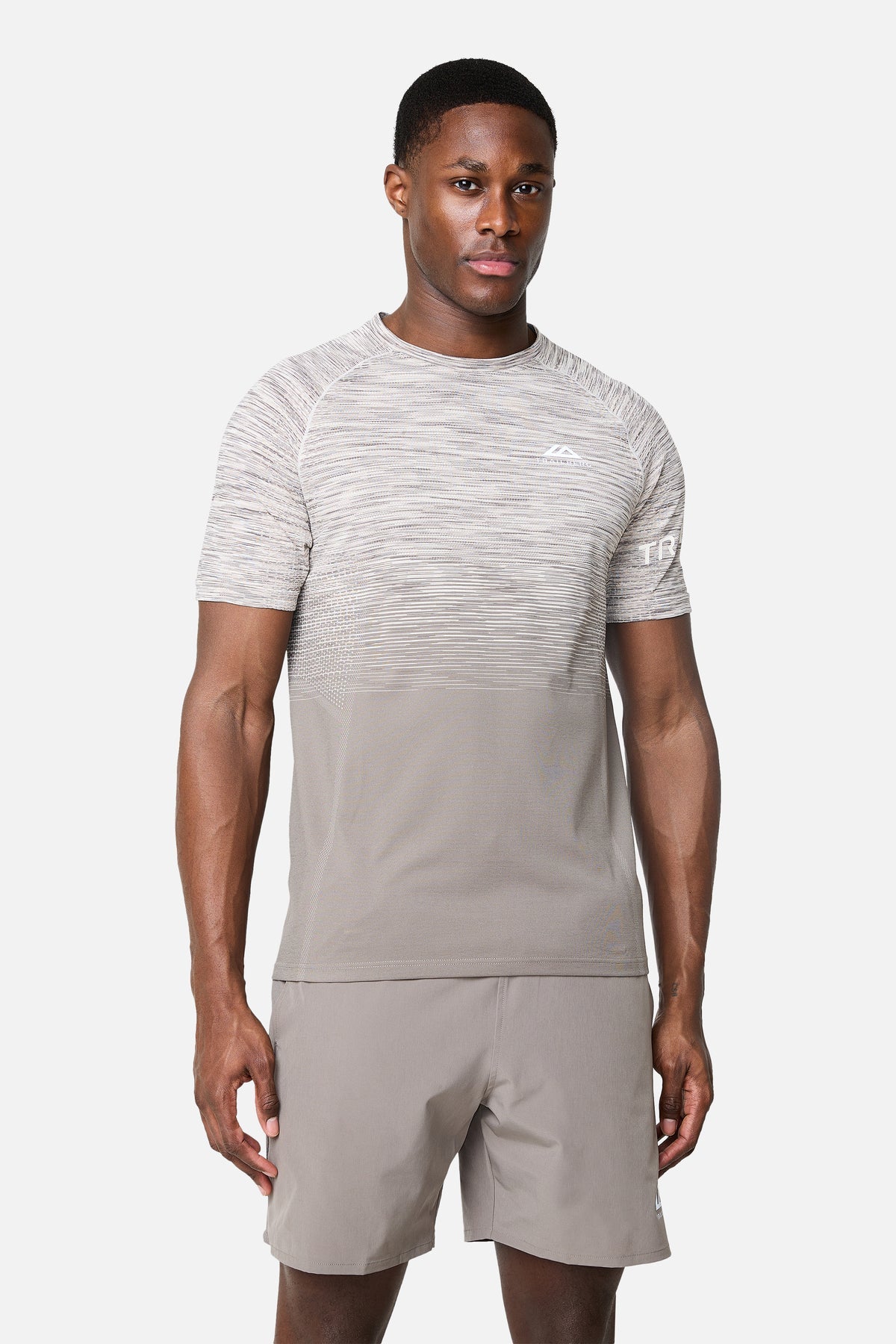 Trailberg Arc Seamless Tee - Mocha/Pebblestone/Frosted Ridge