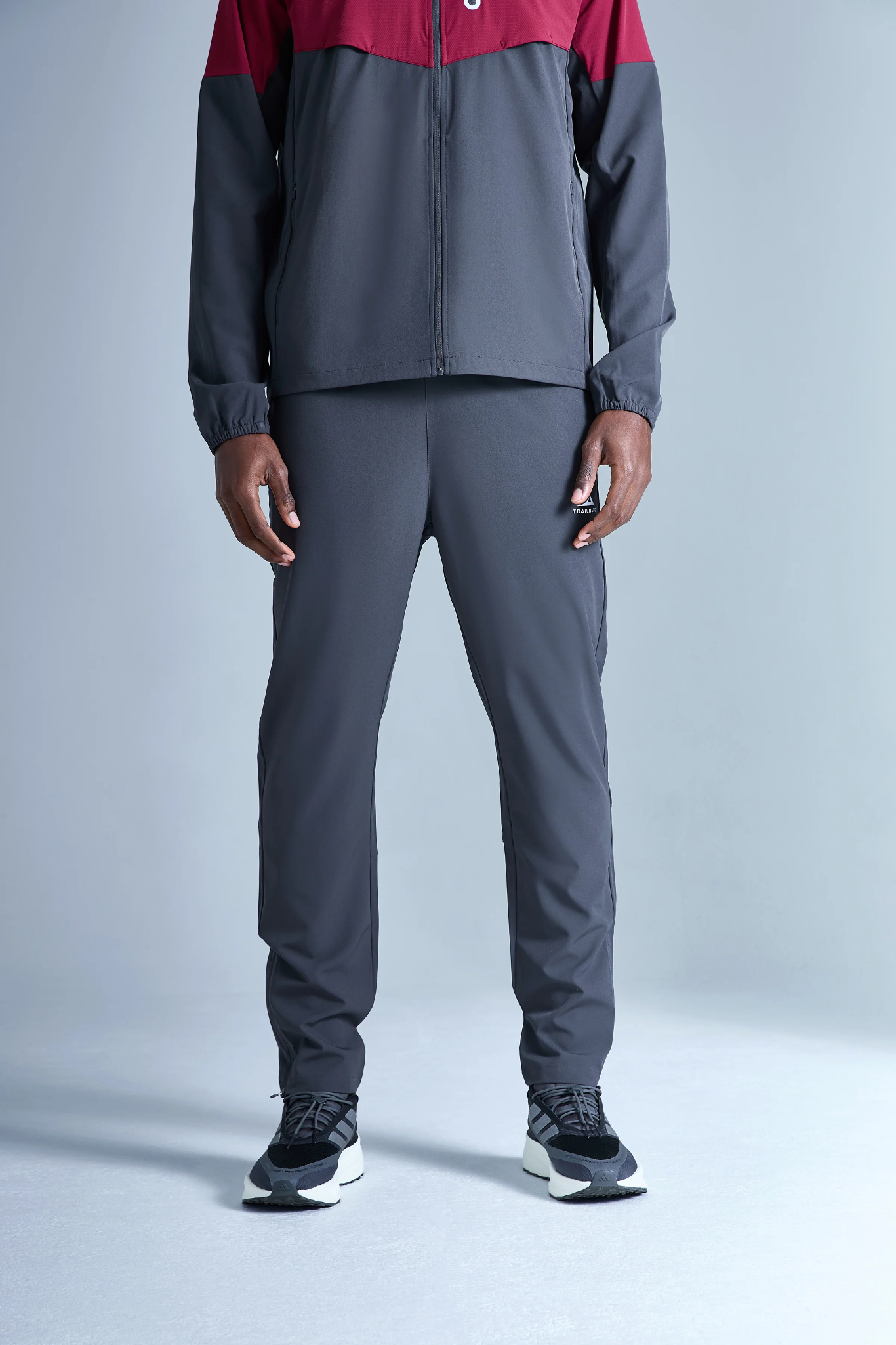 Trailberg AW25 Cloud Pant - Crimson Velvet/Volcano Grey