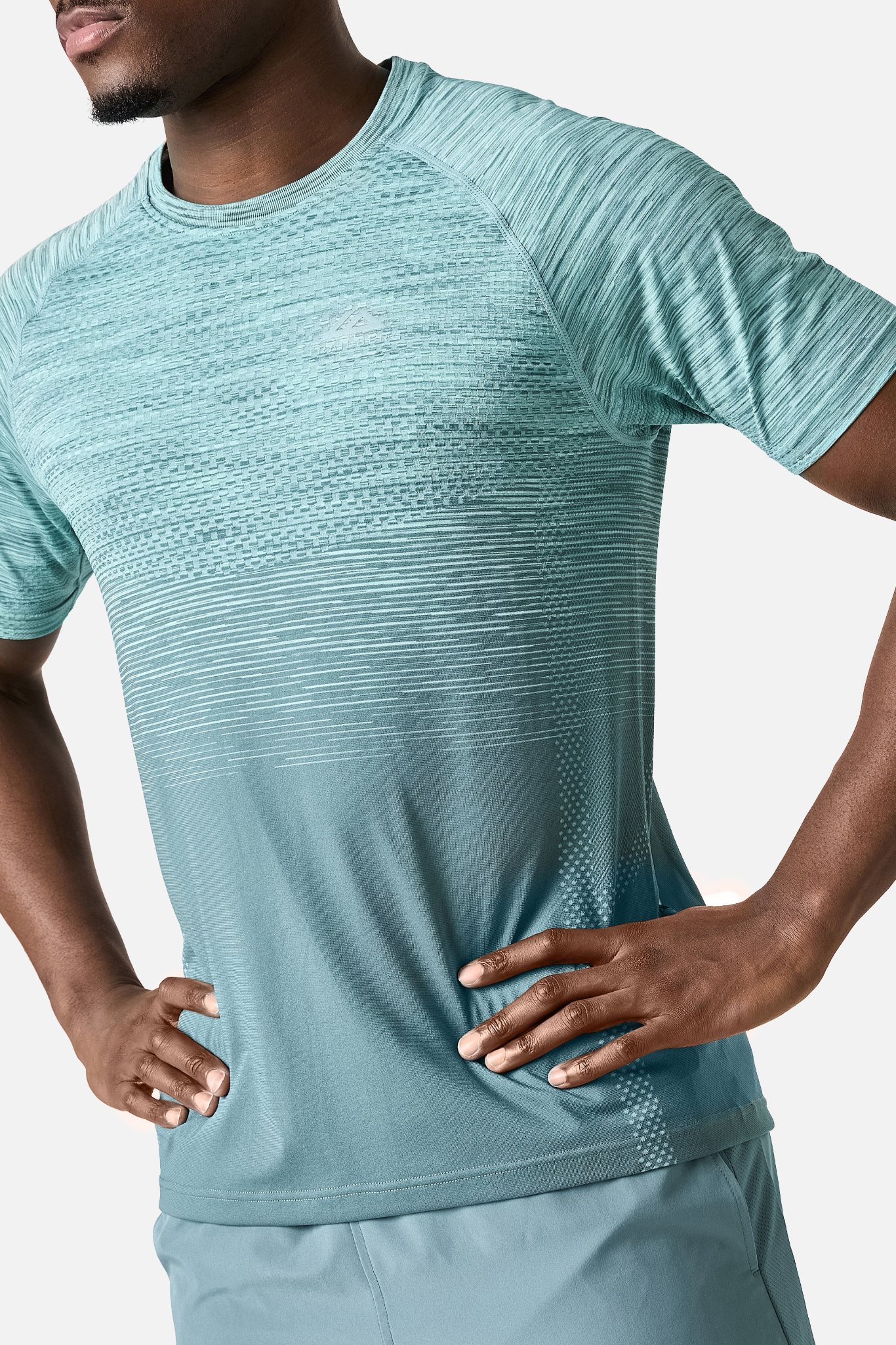 Trailberg Apex Seamless T-Shirt - Frosted Denim/Polar Breeze/Arctic Chill
