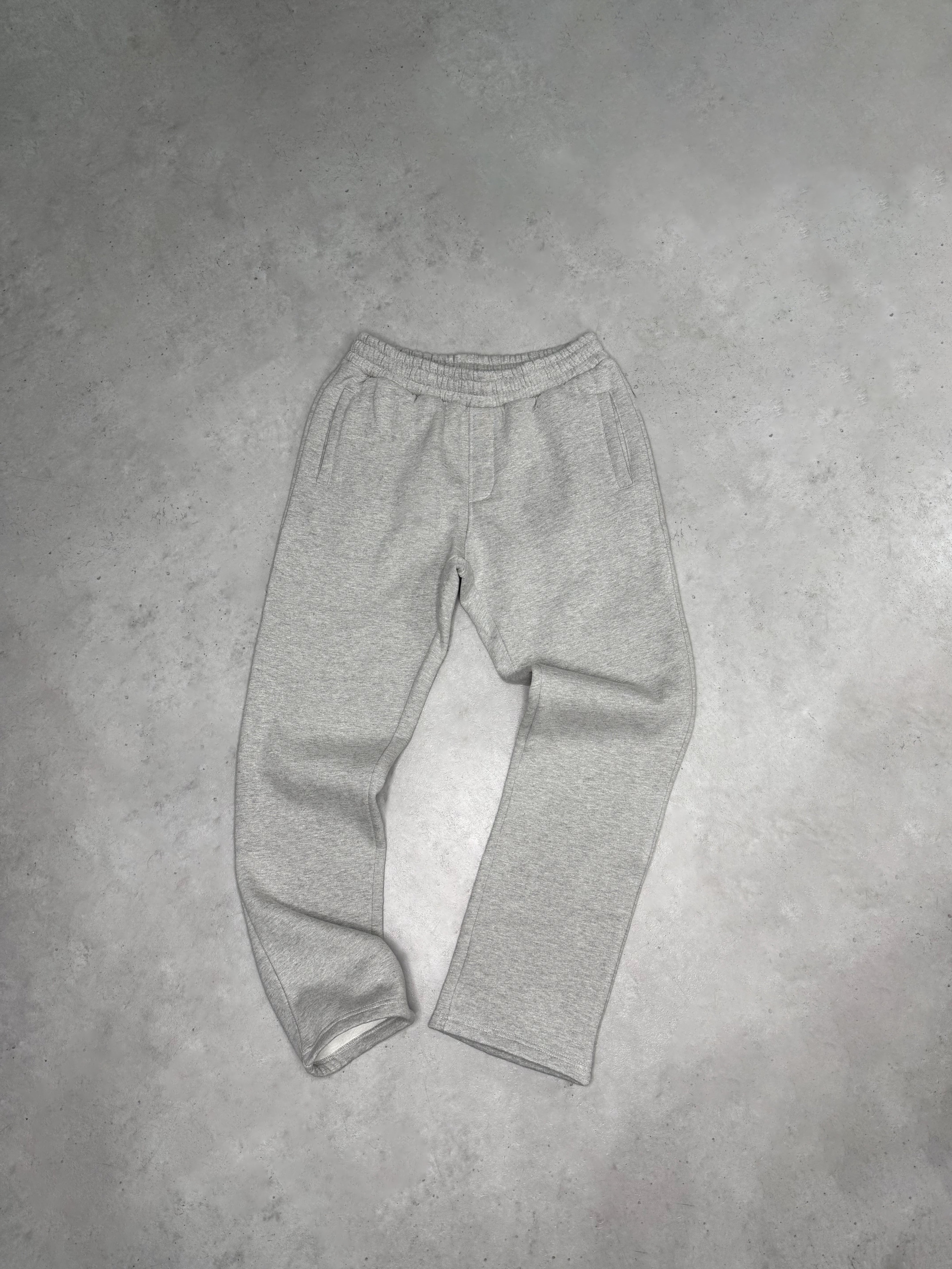 Exceed Dark Grey Marl Blank Straight Leg Jogger