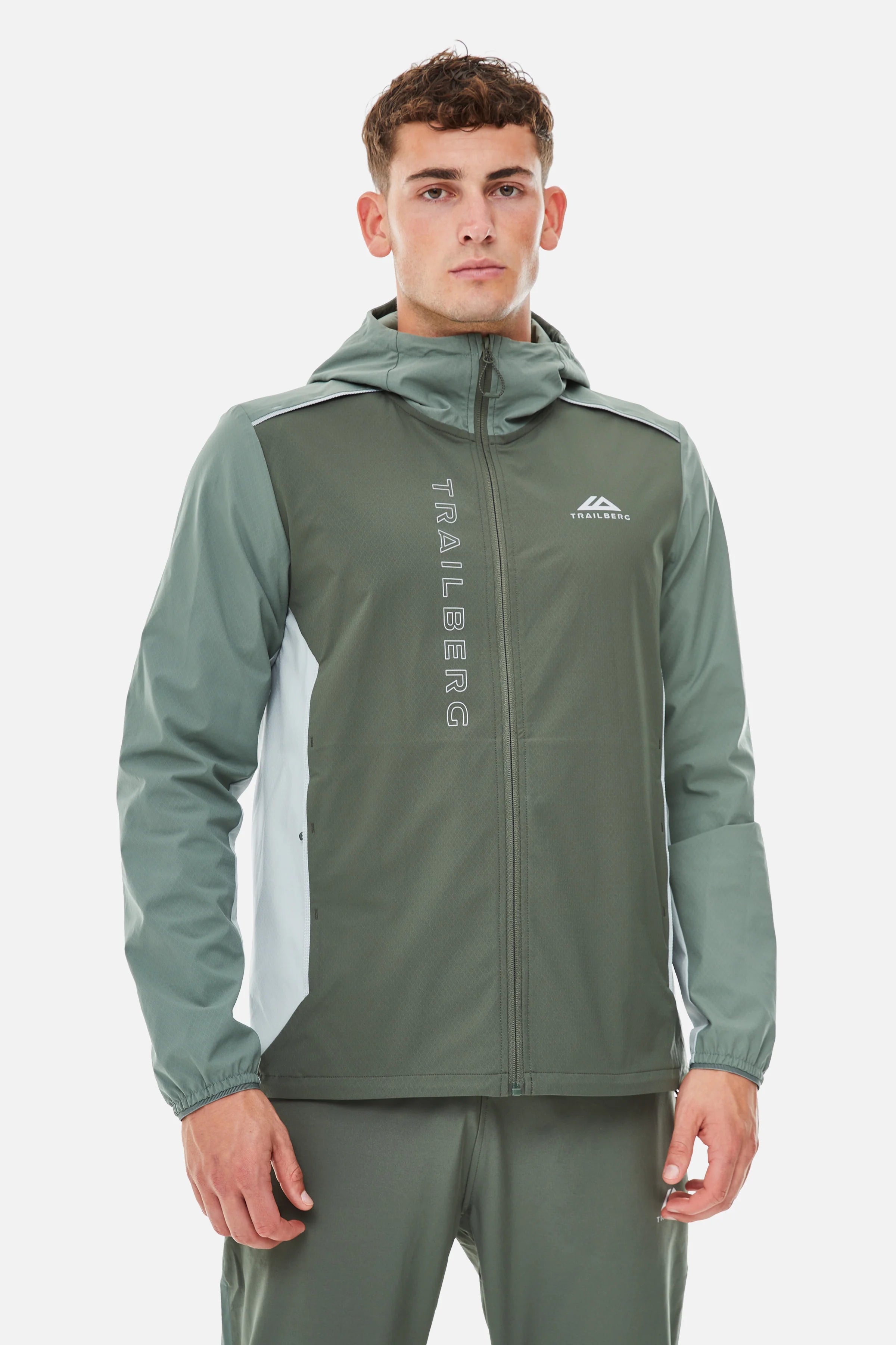 Trailberg AW25 Triathlon Windbreaker - Thyme / Agave Green