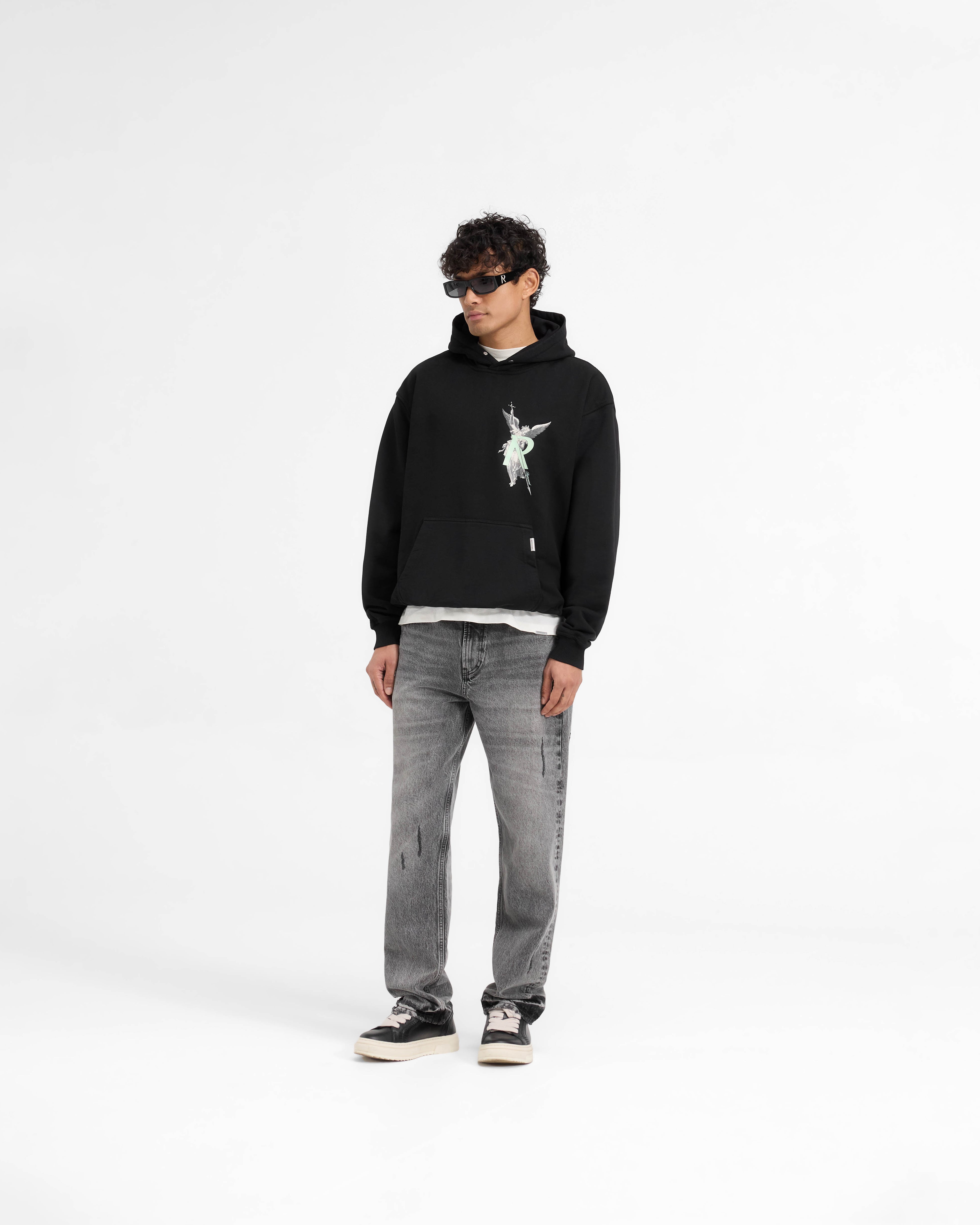 Represent x Exceed Archangel Initial Hoodie Jet Black 1/300 (Worldwide Exclusive)