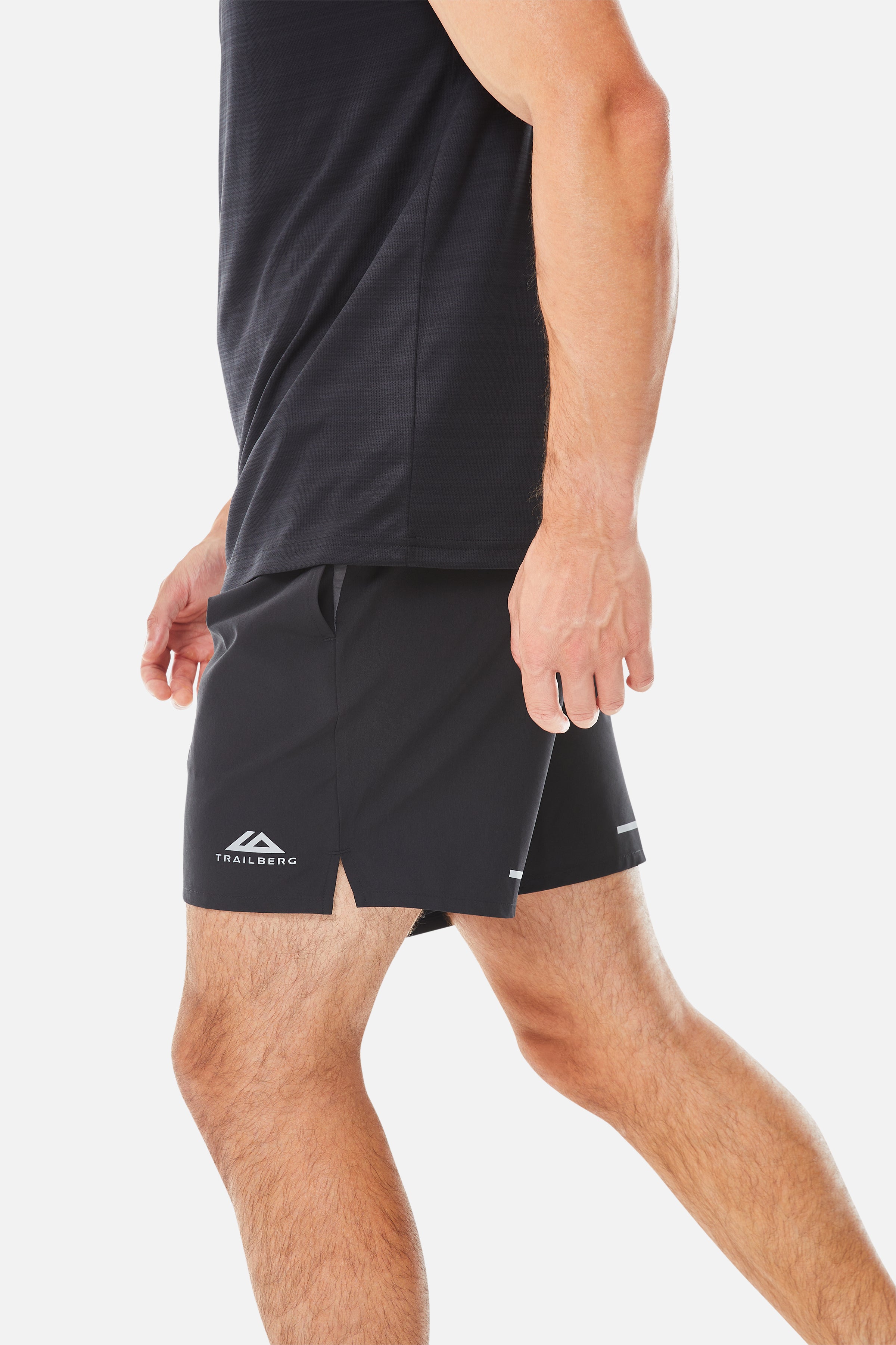 Trailberg AW25 Cloud Short - Black/Volcano Grey