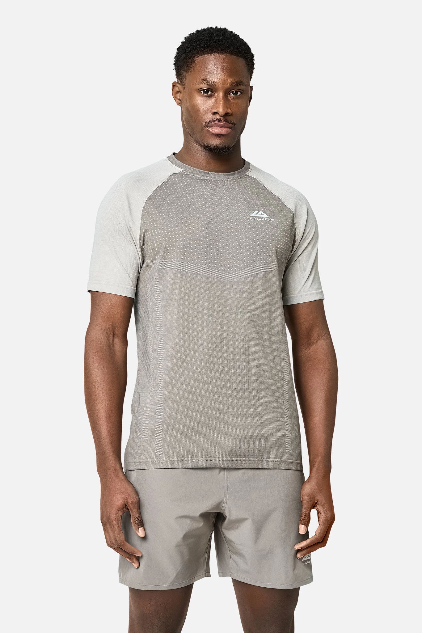 Trailberg Rapid Dash Seamless Tee - Mocha/Pebblestone