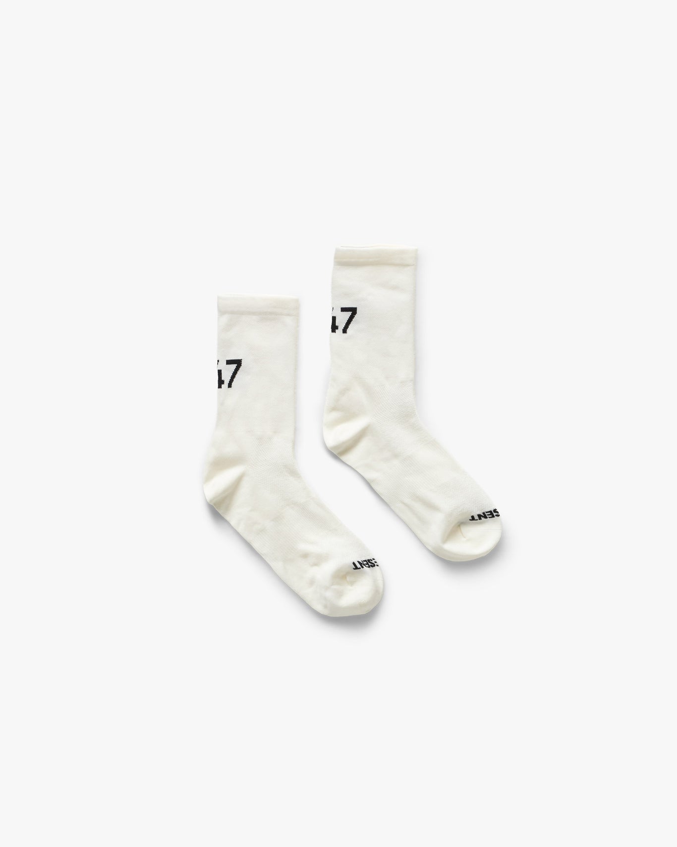 Represent 247 Numbers Socks - Flat White