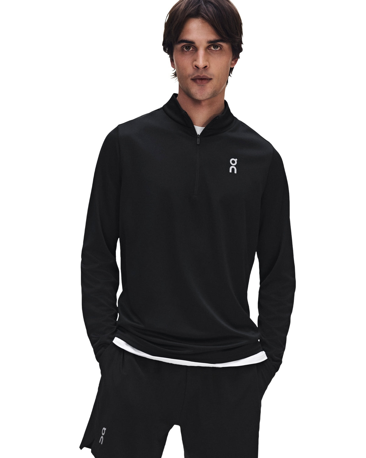 On Running Core 1/4 Zip - Black