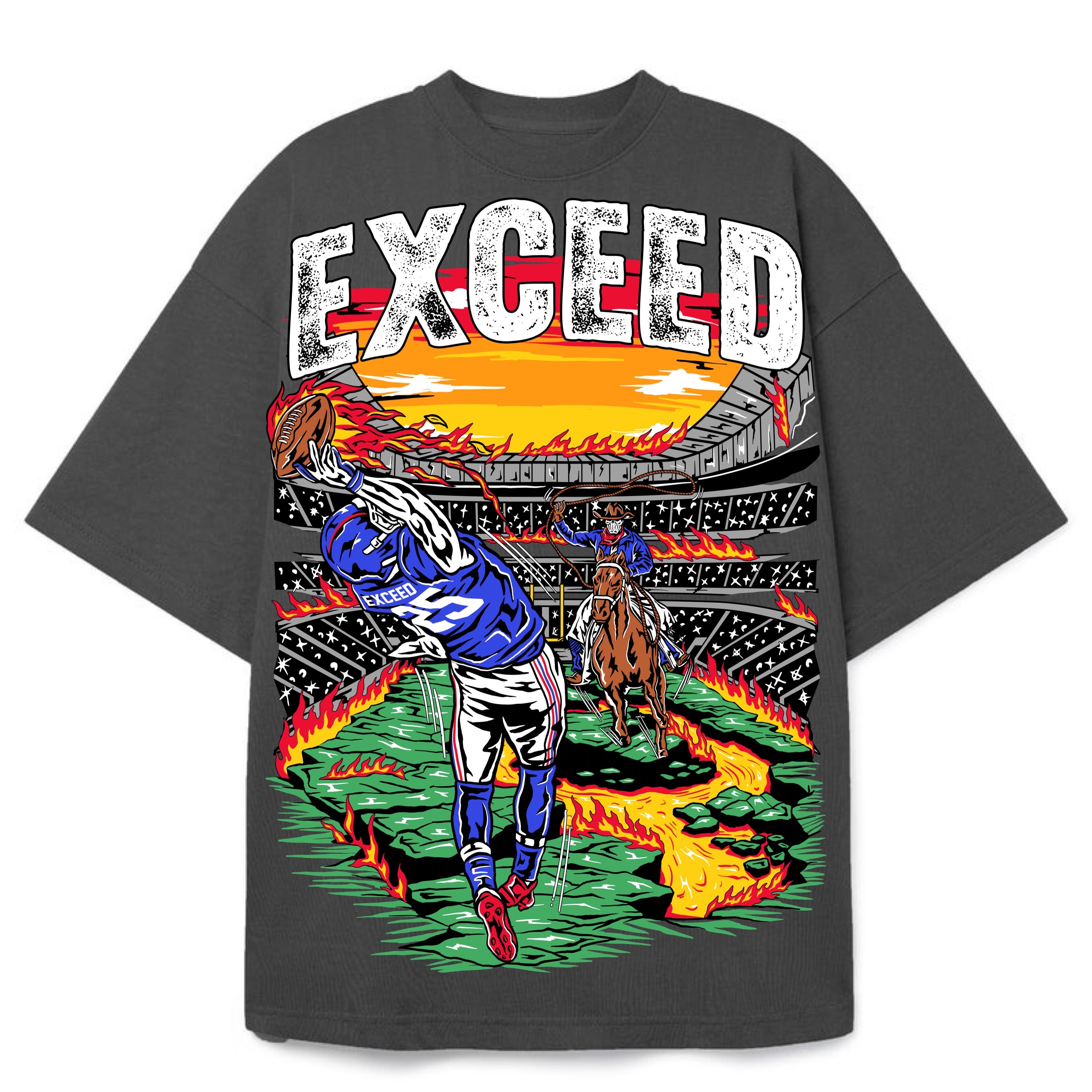 Exceed x Chambre Limits T-Shirt - Grey