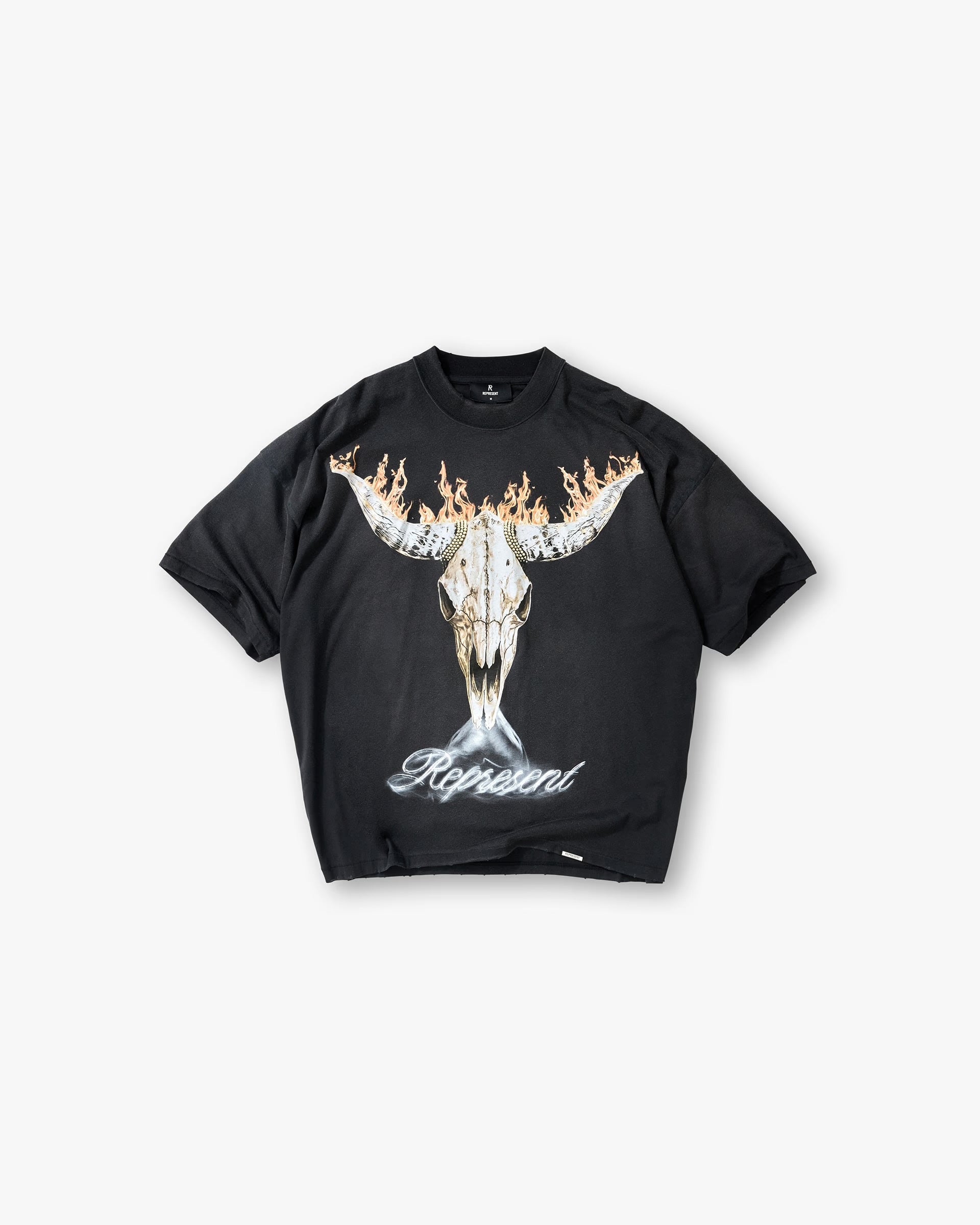 Represent British Cowboys T-Shirt Stained Black