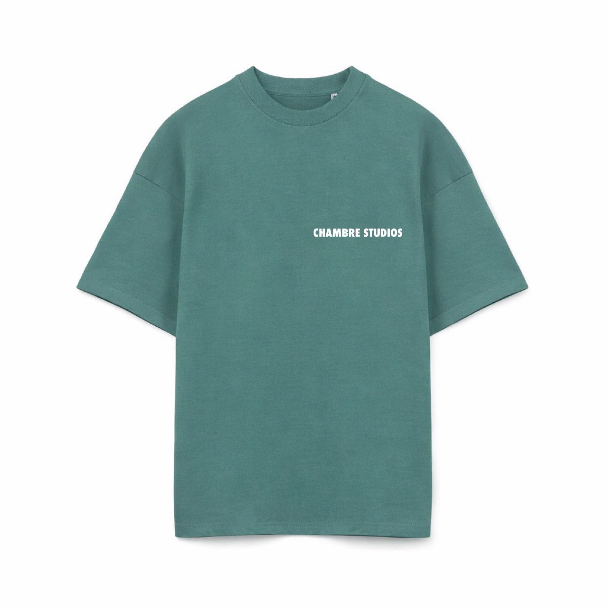 Chambre Logo T-Shirt Washed Green