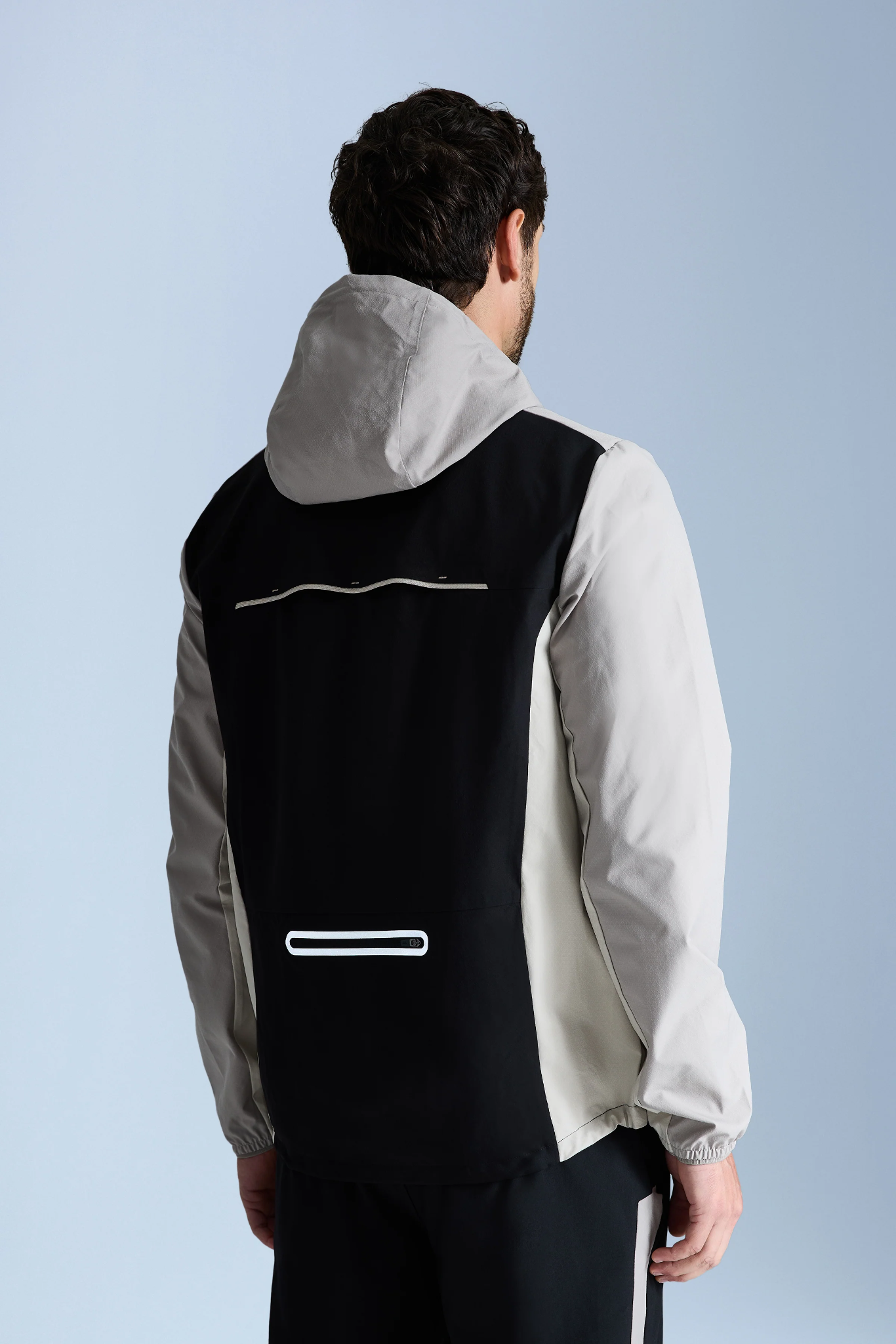 Trailberg AW25 Triathlon Windbreaker - Black/Pale Taupe/Fossil Brown