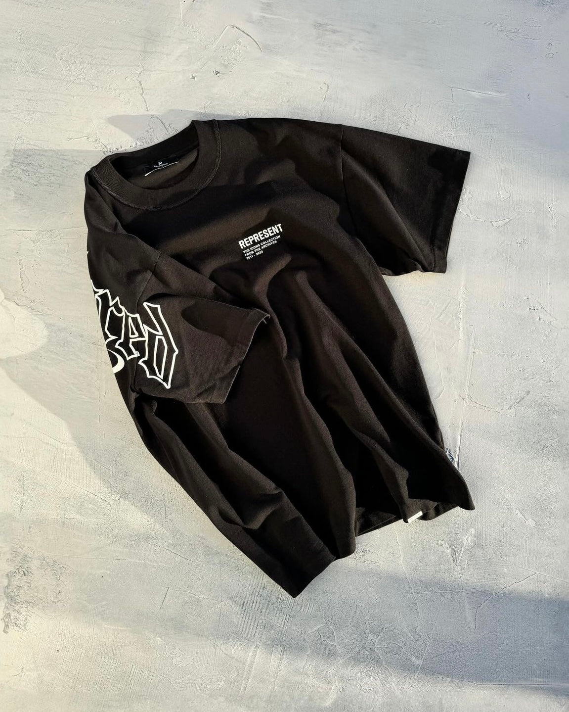 Represent Monochrome Icons T-Shirt Black