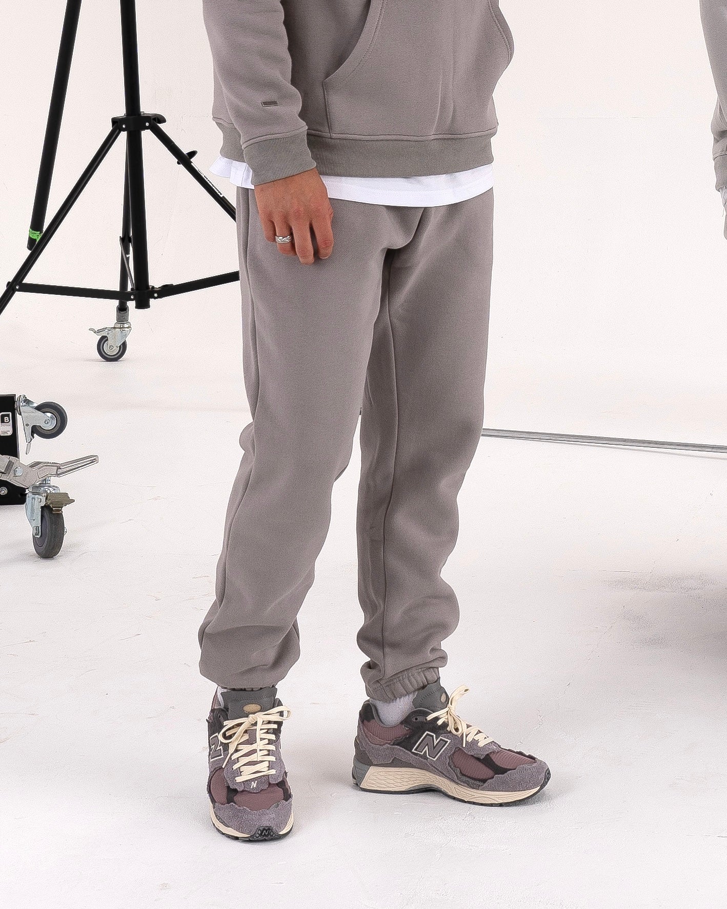 Exceed Blanks Charcoal Grey Relaxed Joggers