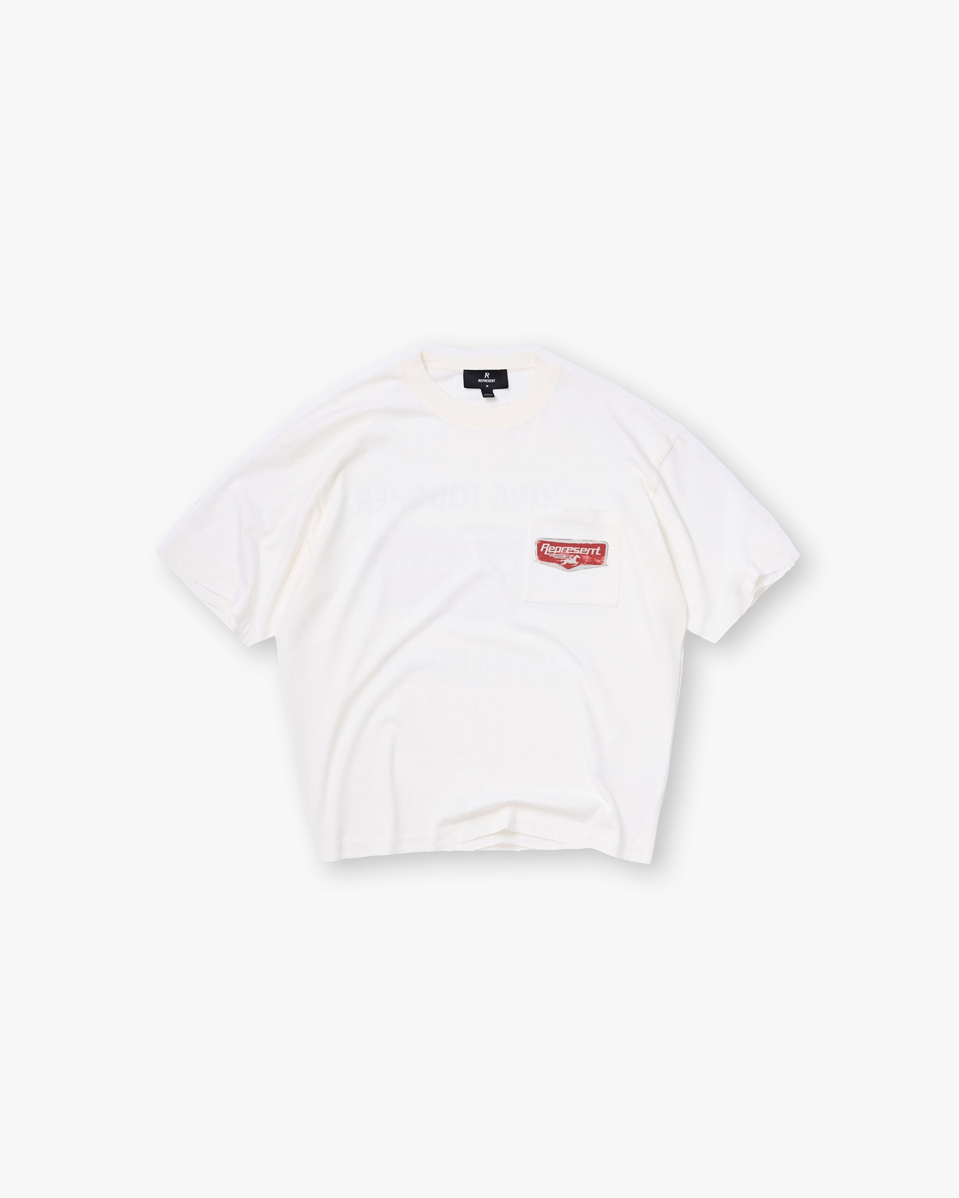 Represent Nothing Faster T-Shirt Flat White