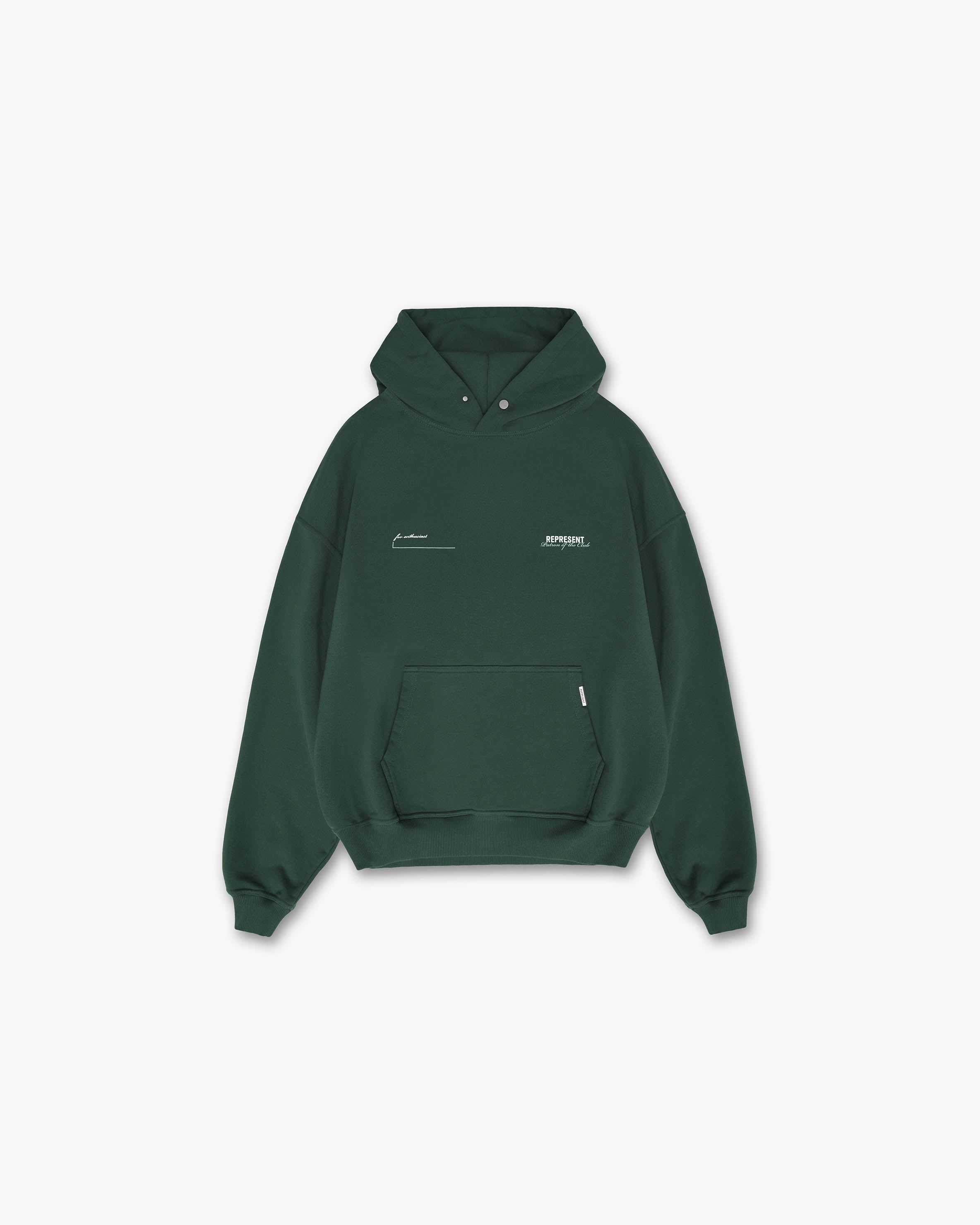 Represent Patron Of The Club Hoodie Forest Green