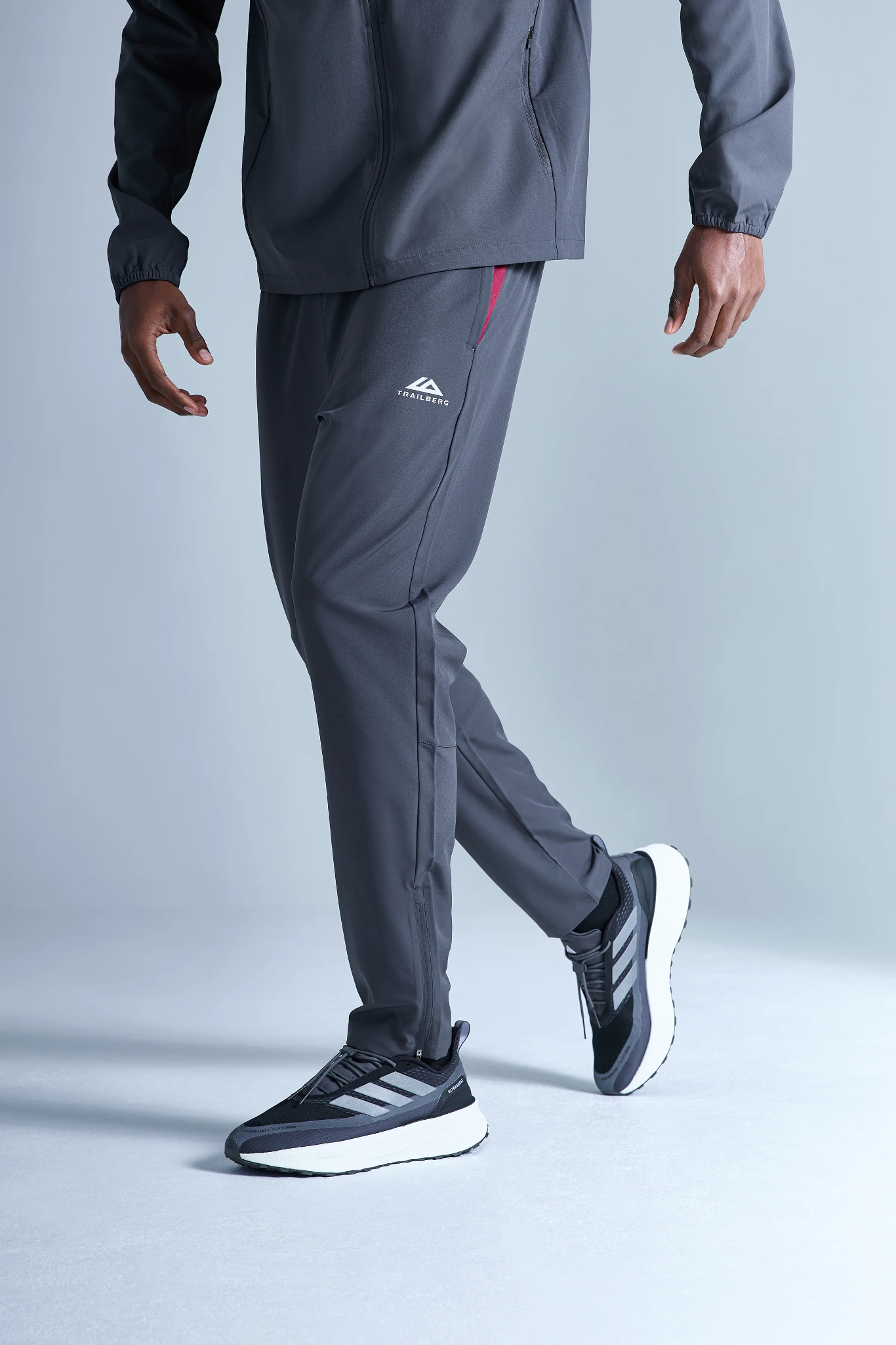 Trailberg AW25 Cloud Pant - Crimson Velvet/Volcano Grey