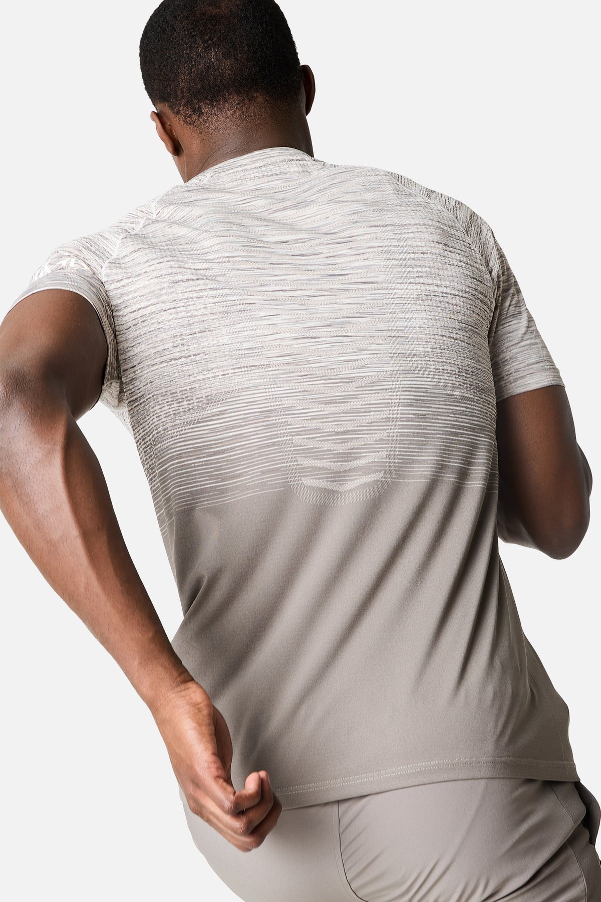 Trailberg Arc Seamless Tee - Mocha/Pebblestone/Frosted Ridge