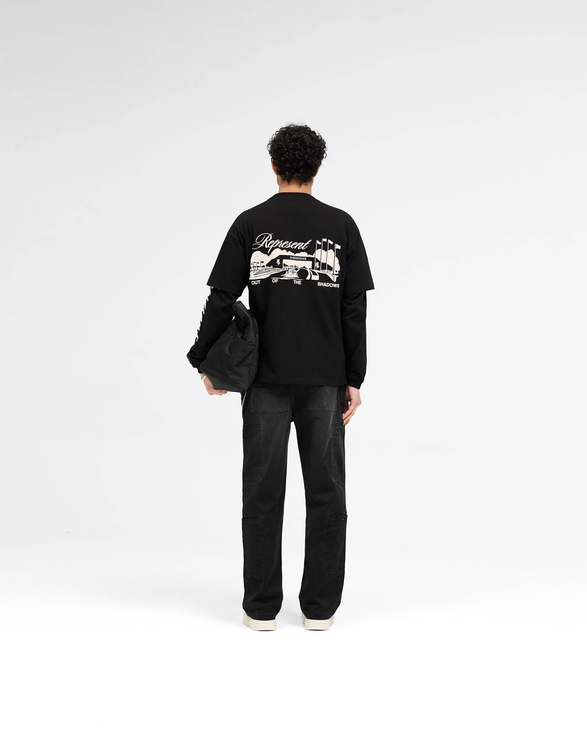 Represent Raceway T-Shirt Jet Black