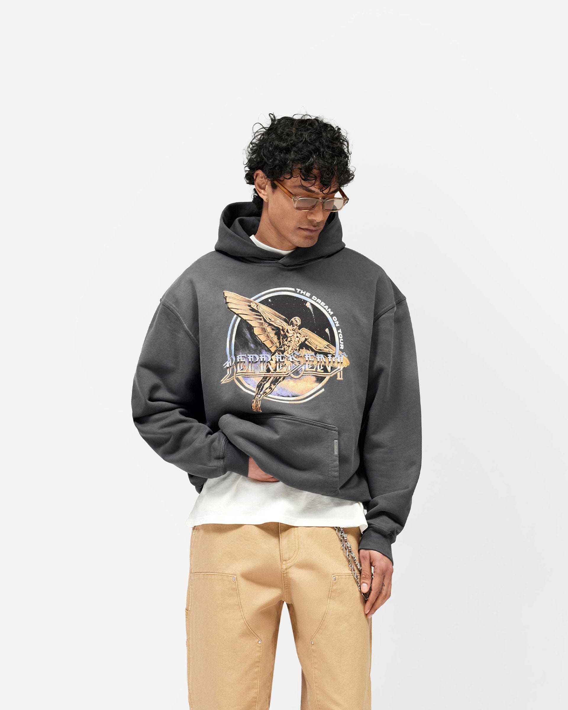 Represent Golden Tour Hoodie Sun Fade Grey