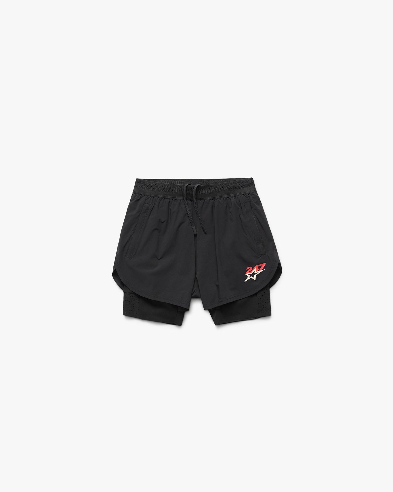 Represent 247 Hybrid 2-In-1 Short Jet Black